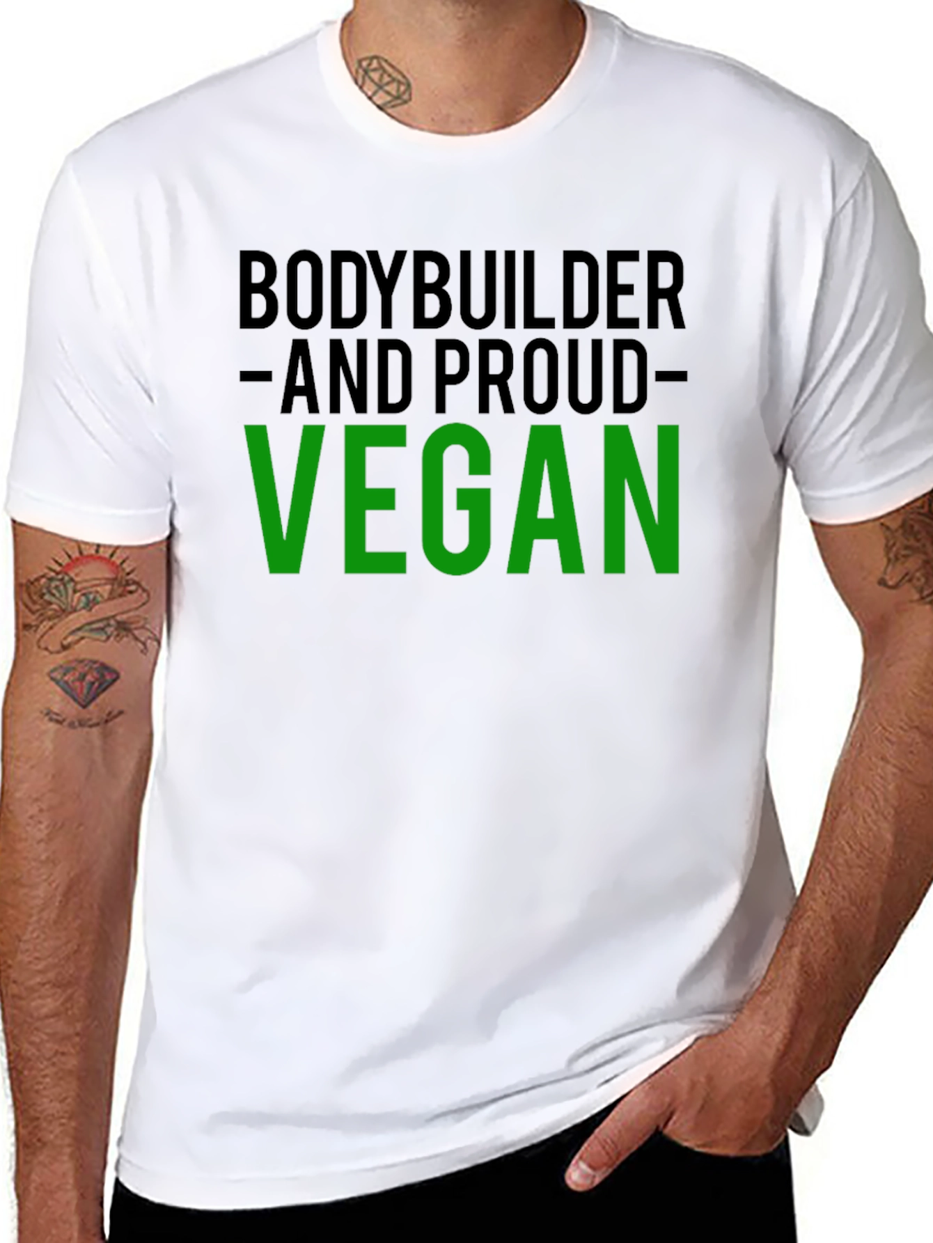 Bodybuilder Vegan T-Shirt