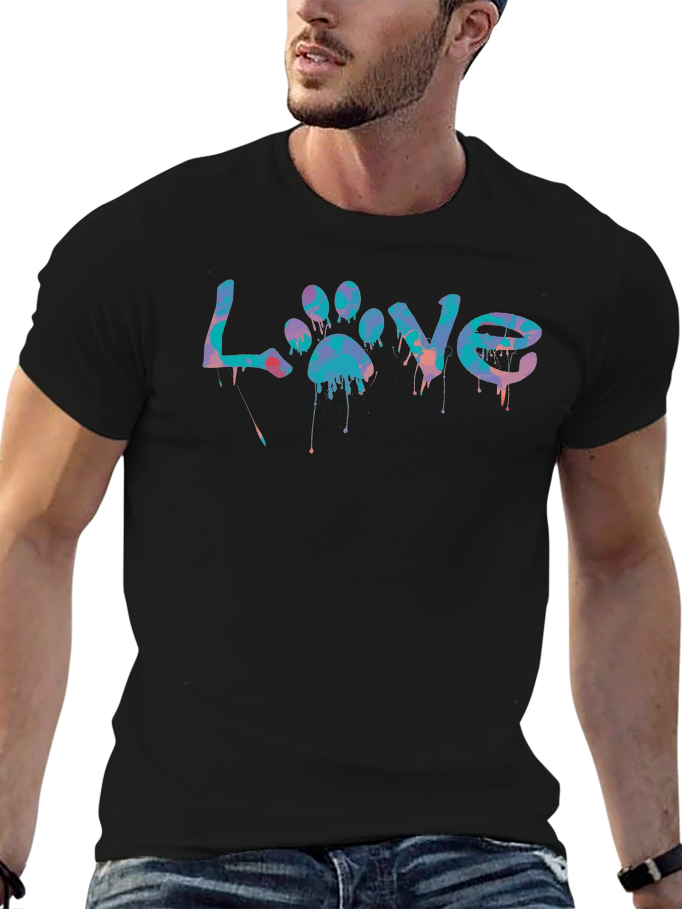 Love Paw Print T-Shirt