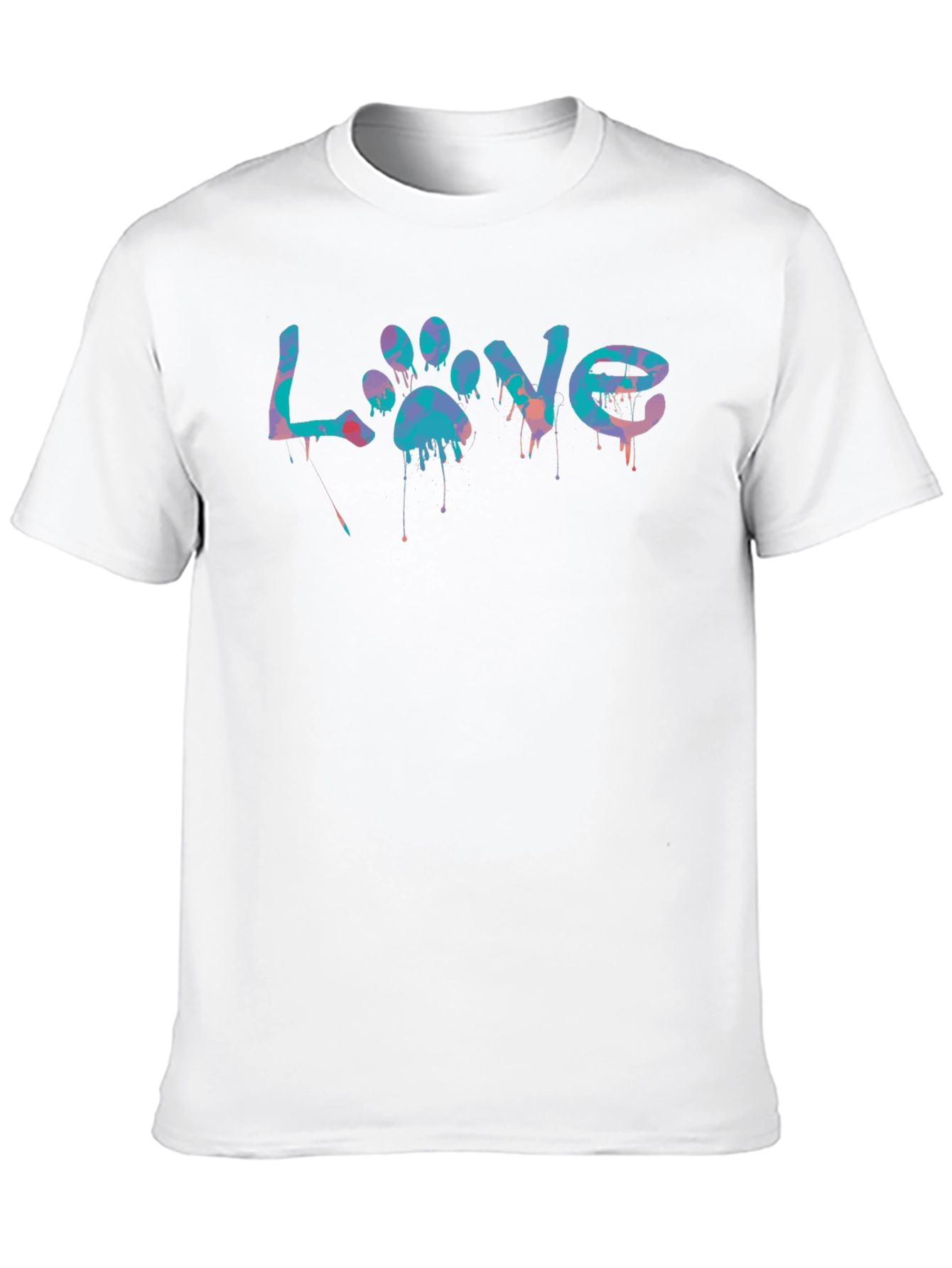 Love Paw Print T-Shirt