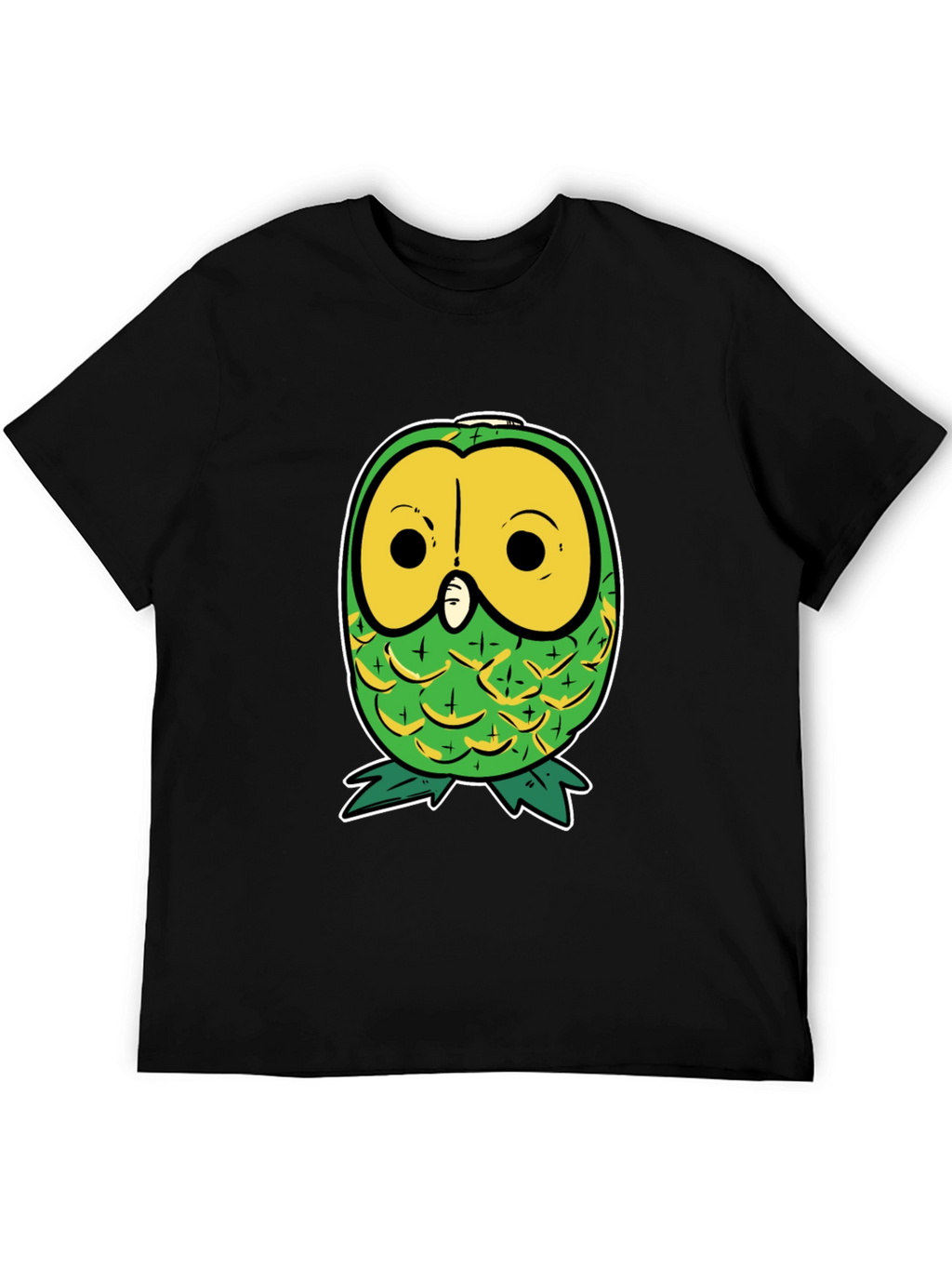 Pineapple Owl Graphic T-Shirt - Unique & Funny