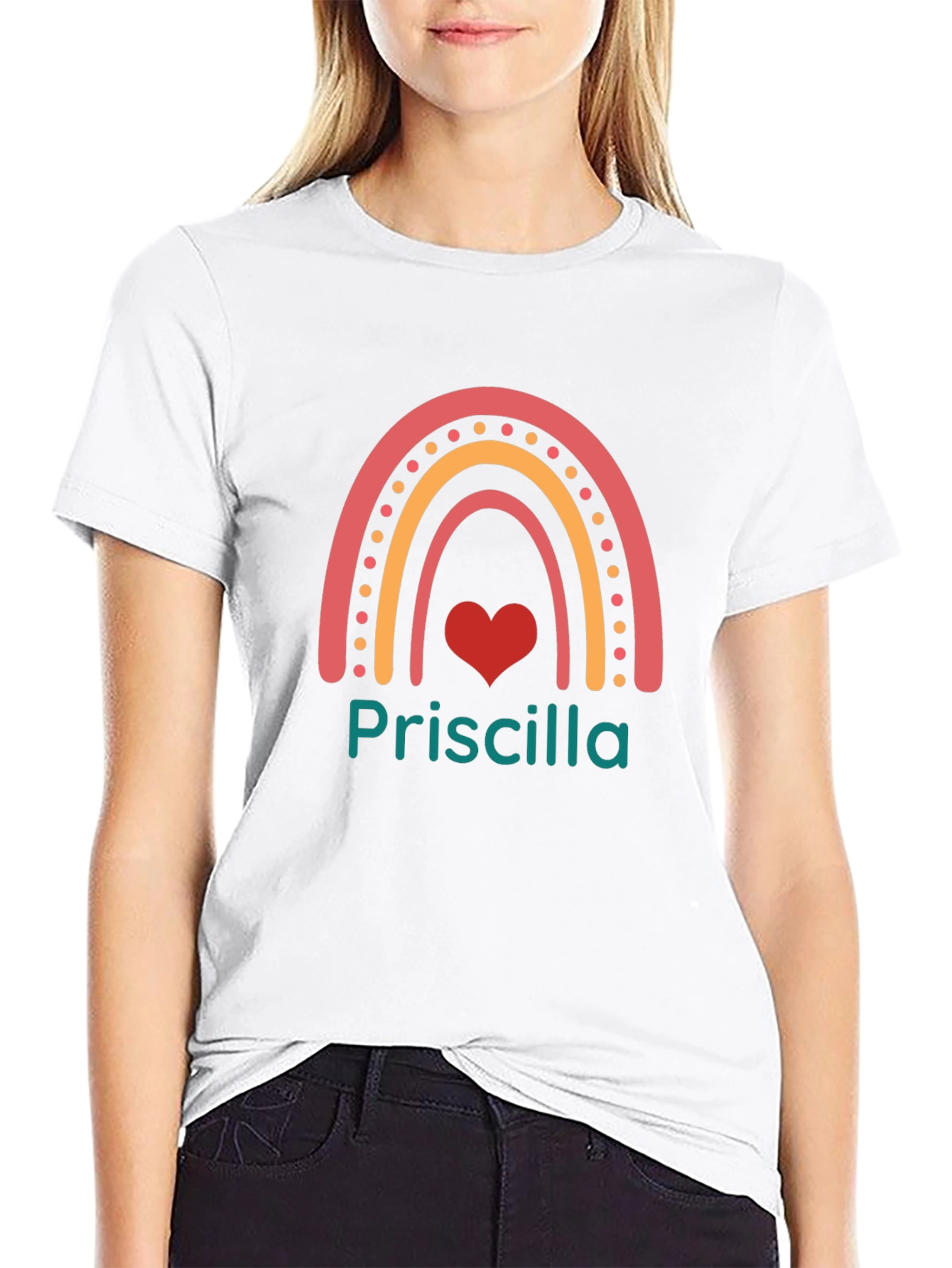 Priscilla Rainbow Personalized T-Shirt