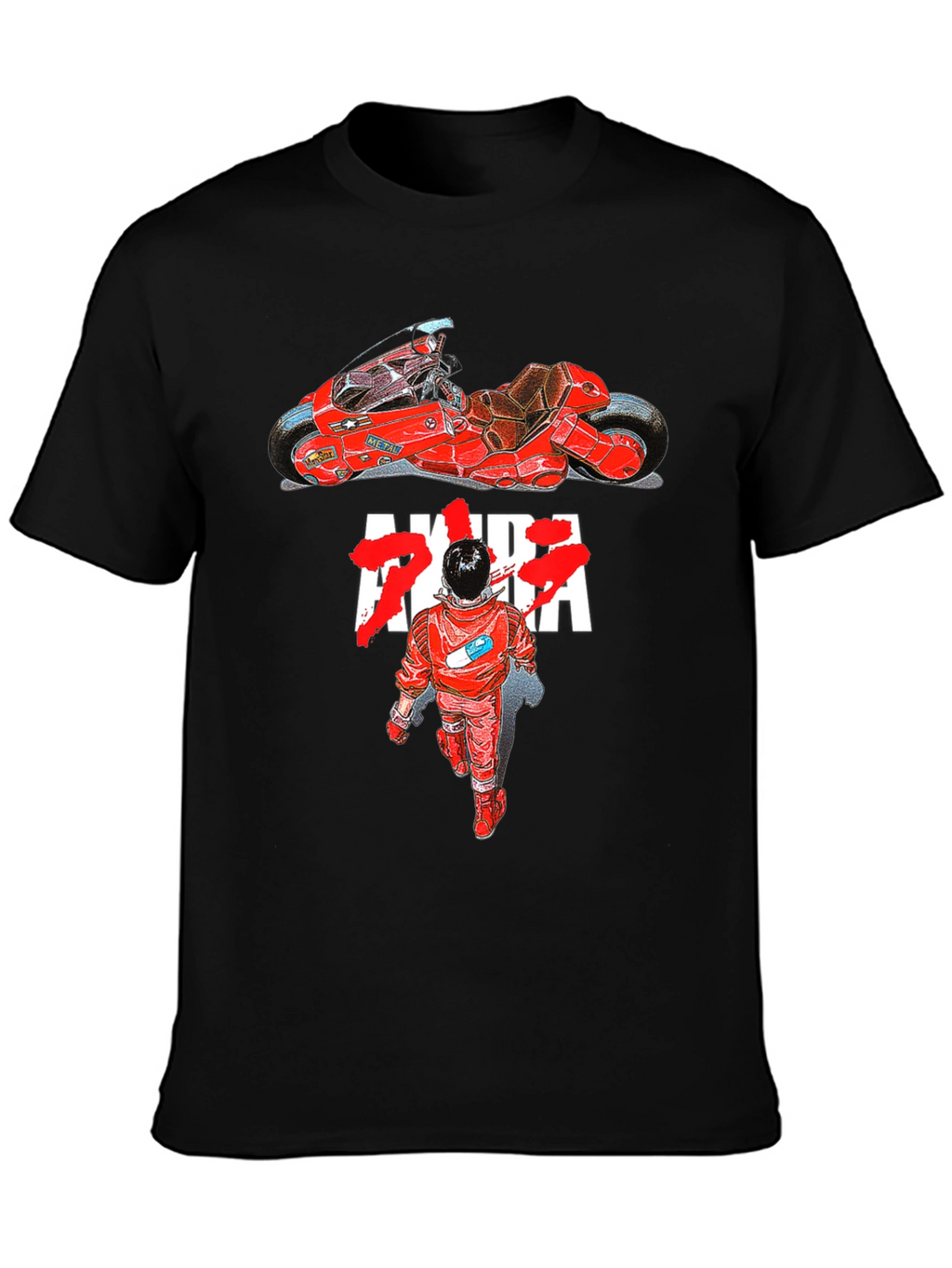 Akira Anime Graphic T-Shirt Motorcycle Tee