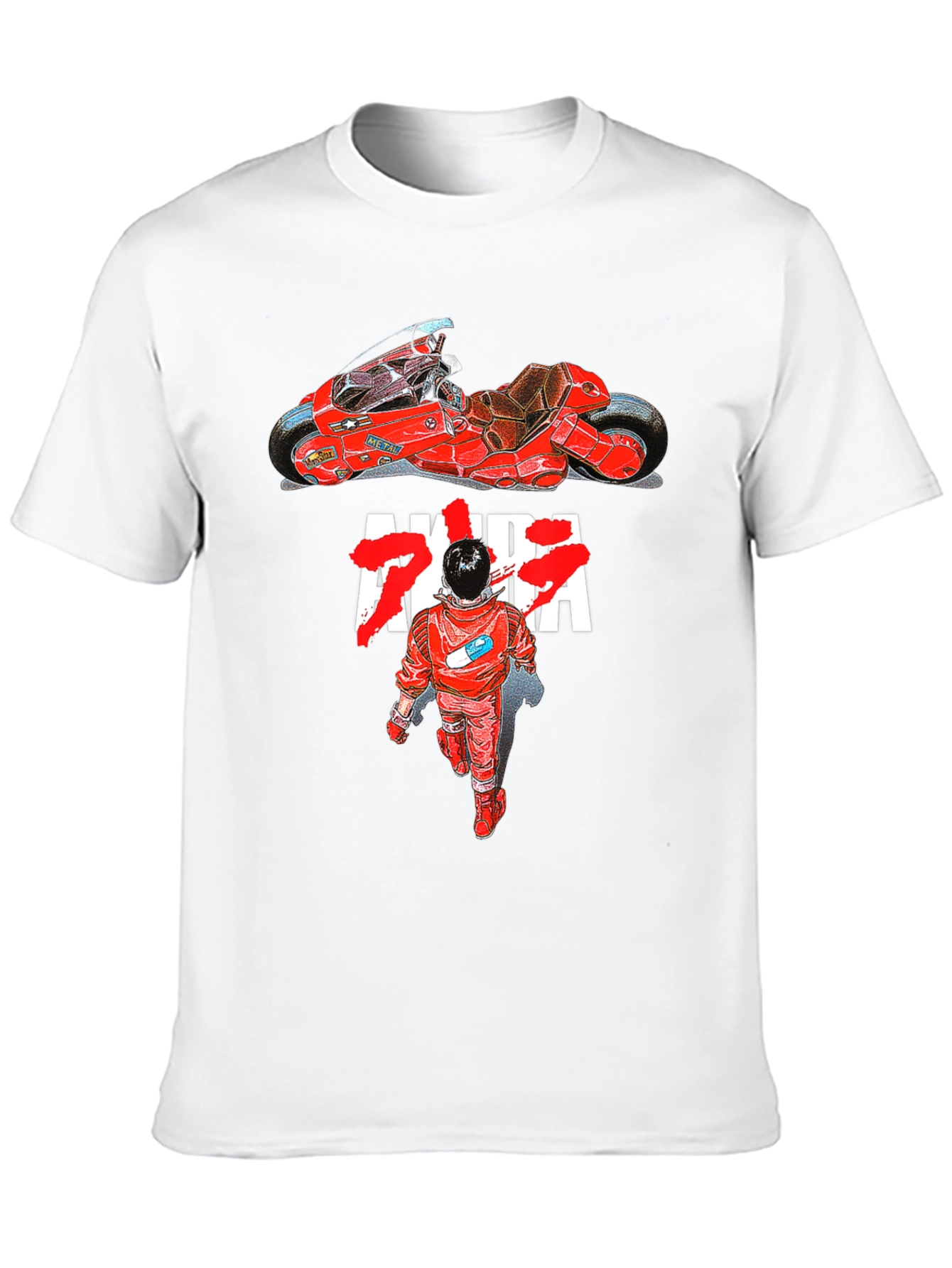 Akira Anime Graphic T-Shirt Motorcycle Tee