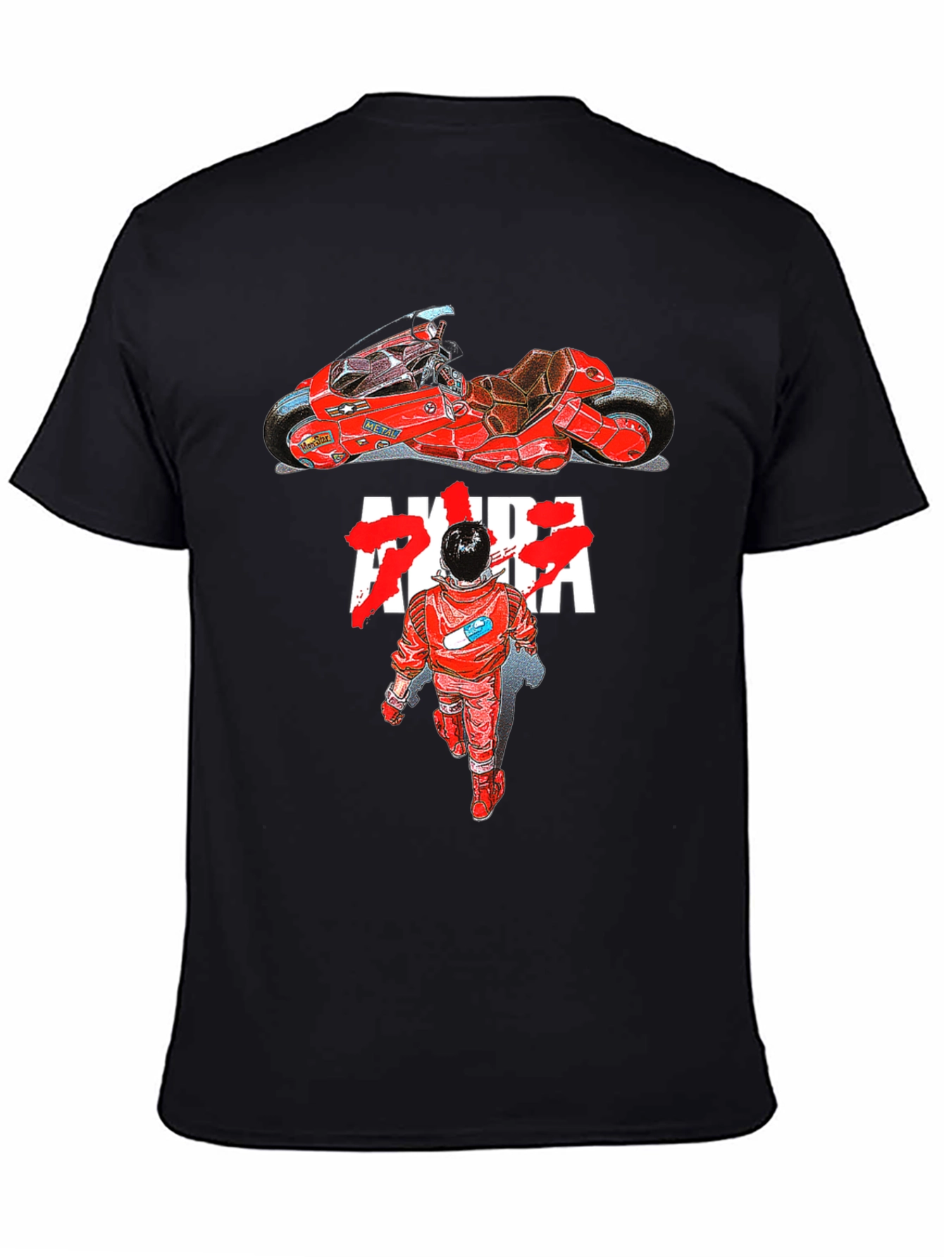 Akira Anime Graphic T-Shirt Motorcycle Tee