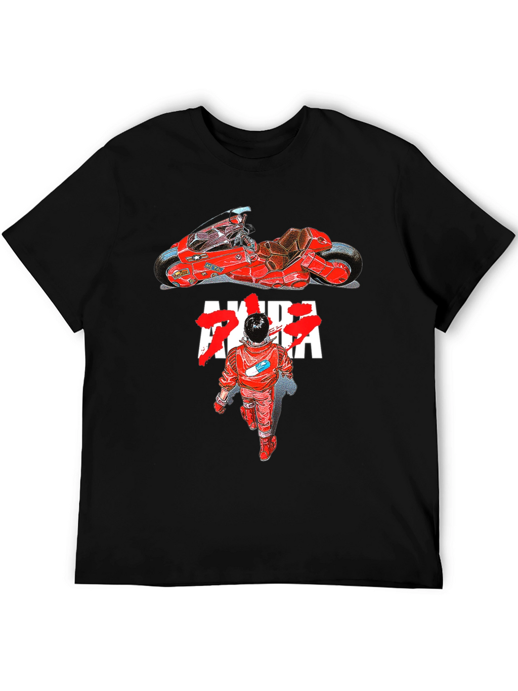 Akira Anime Graphic T-Shirt Motorcycle Tee