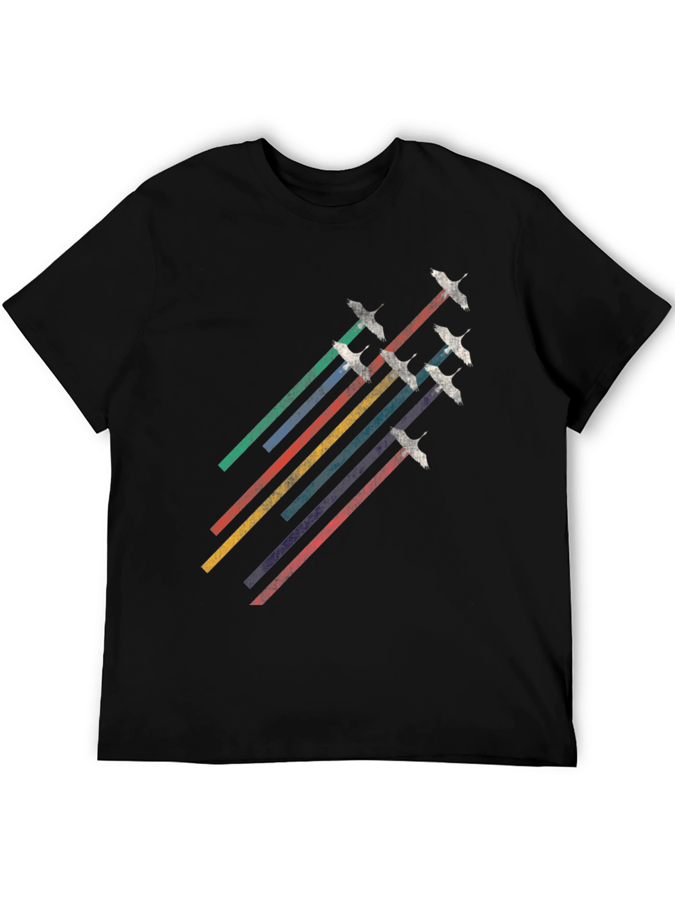 Retro Crane Flight Graphic Tee
