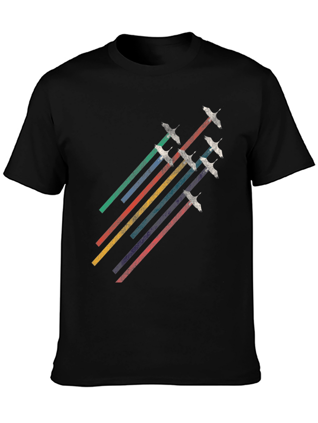 Retro Crane Flight Graphic Tee