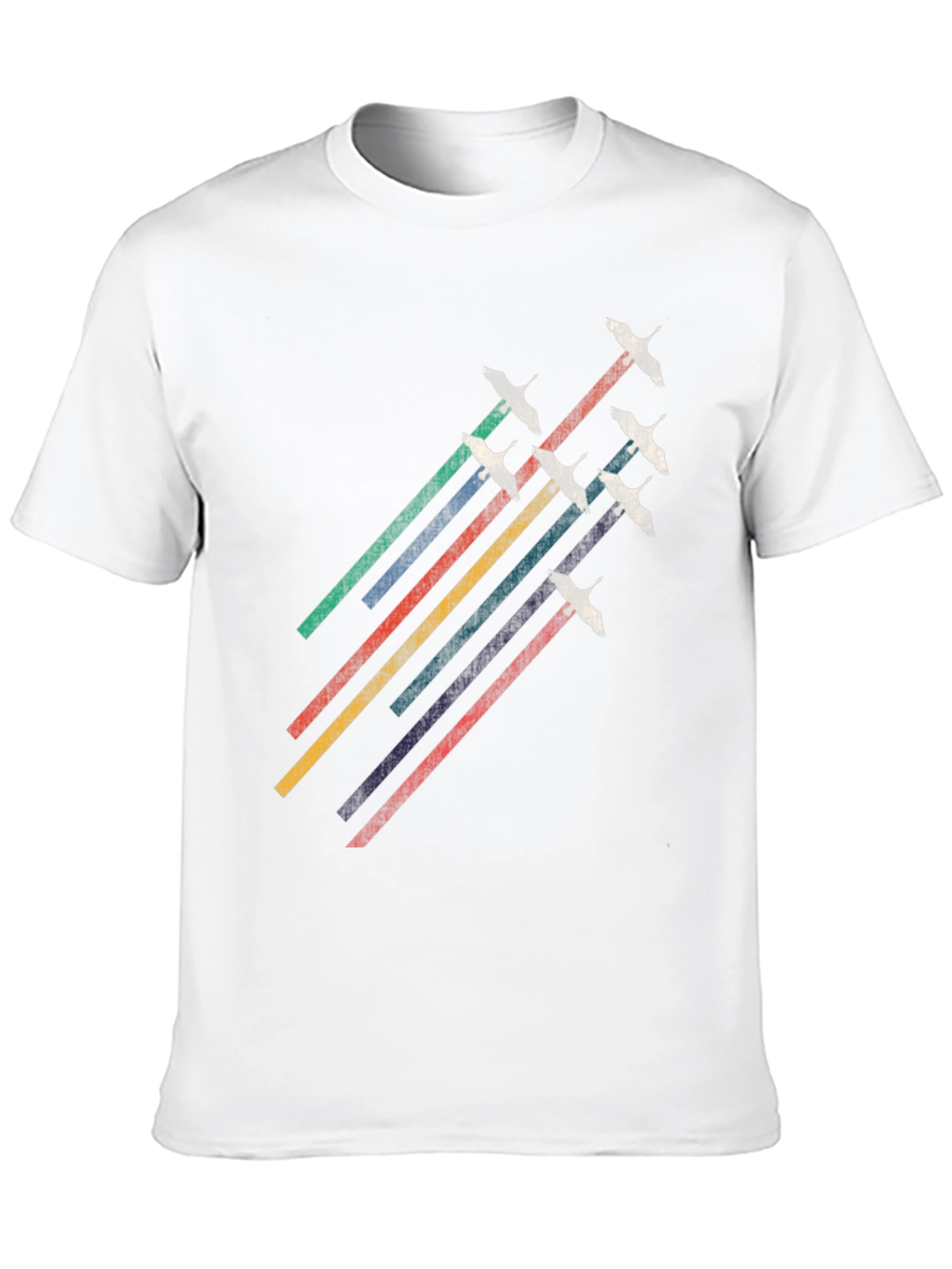 Retro Crane Flight Graphic Tee