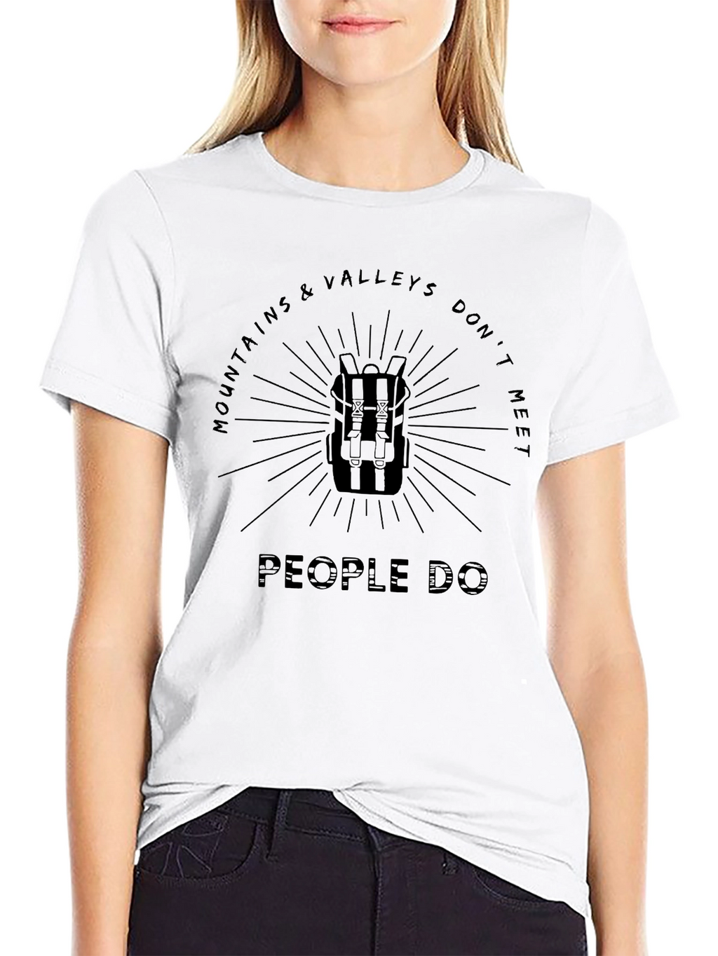 Mountains and Valleys Hiking Tee