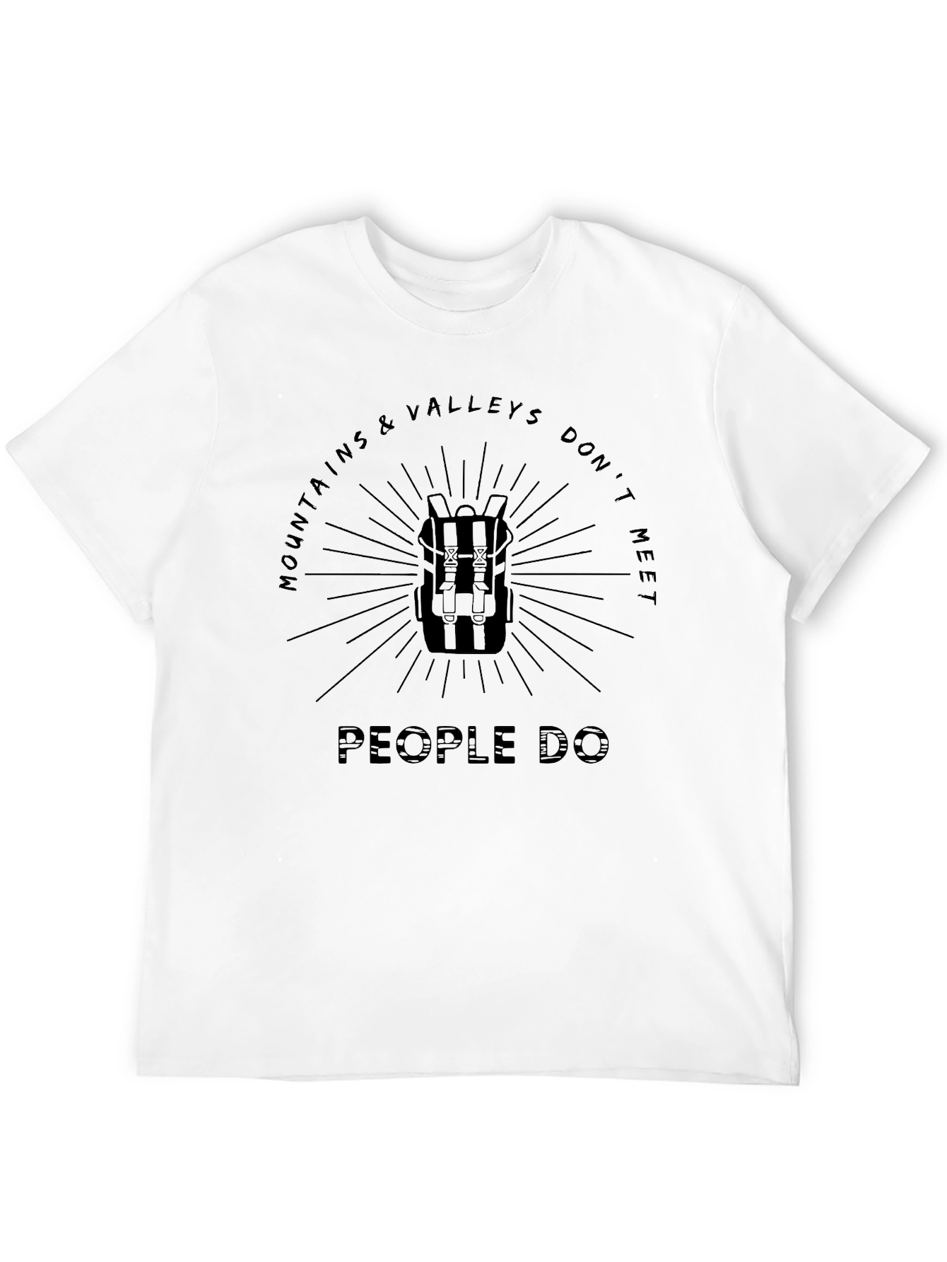 Mountains and Valleys Hiking Tee