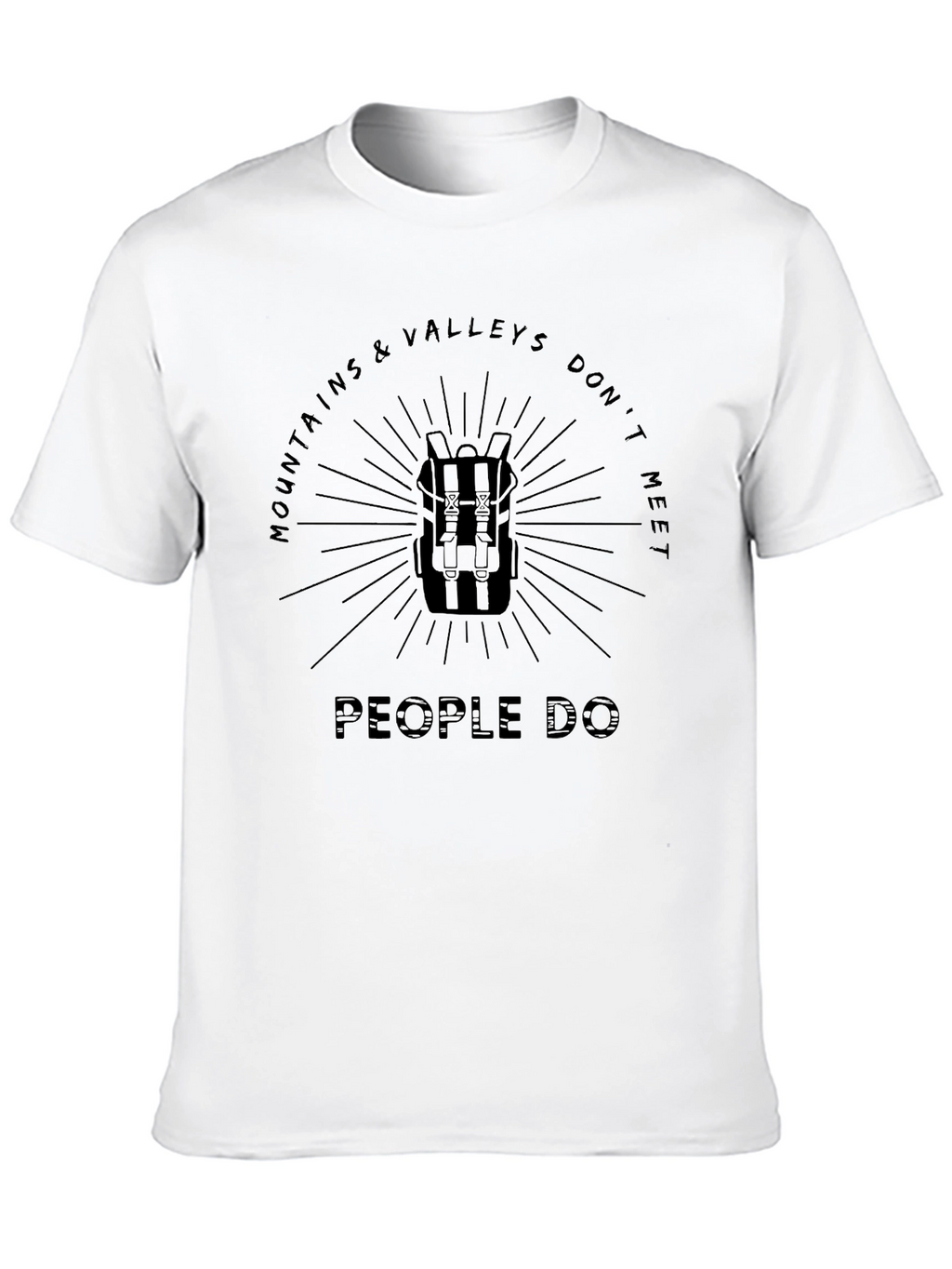 Mountains and Valleys Hiking Tee