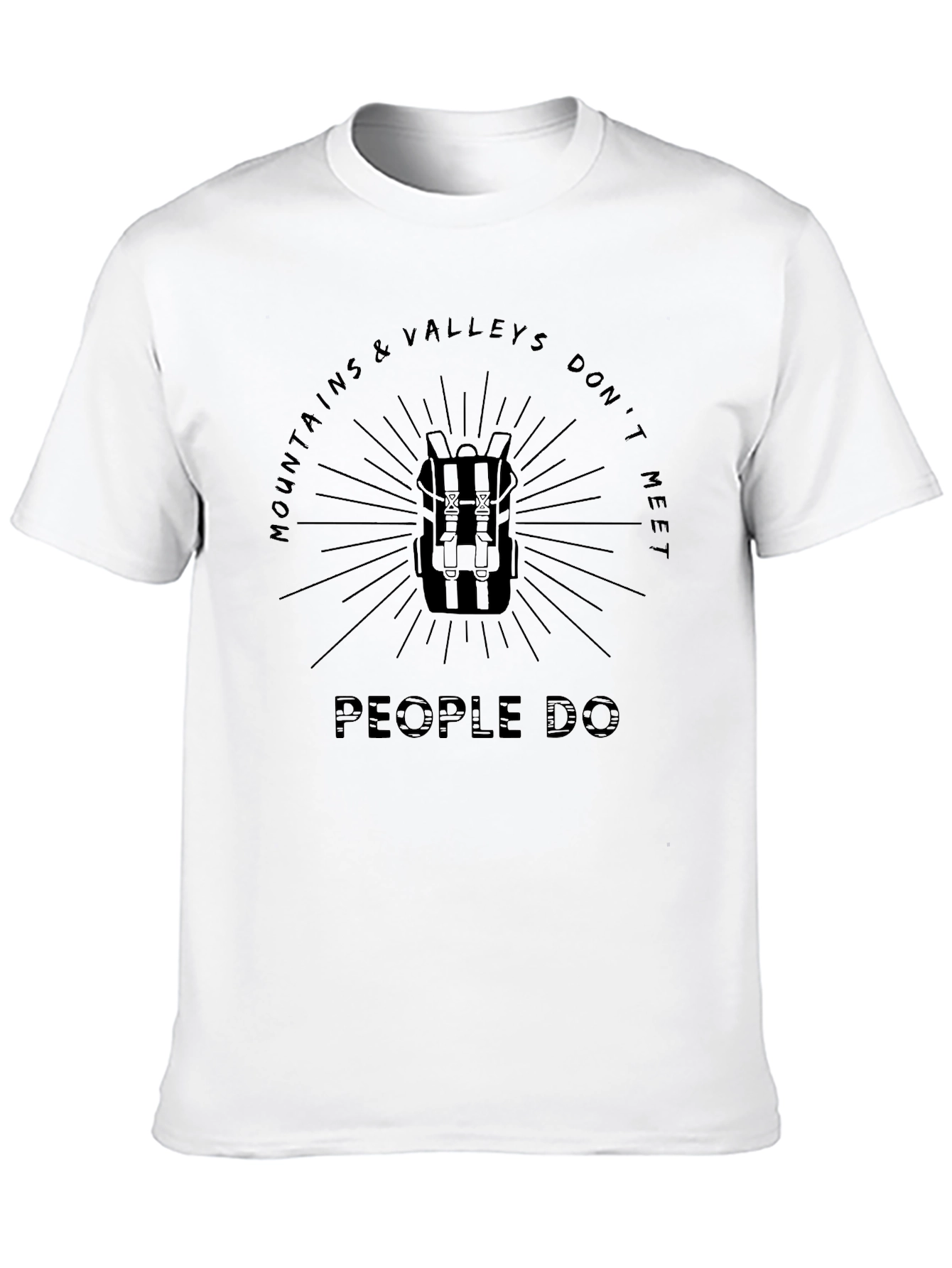 Mountains and Valleys Hiking Tee