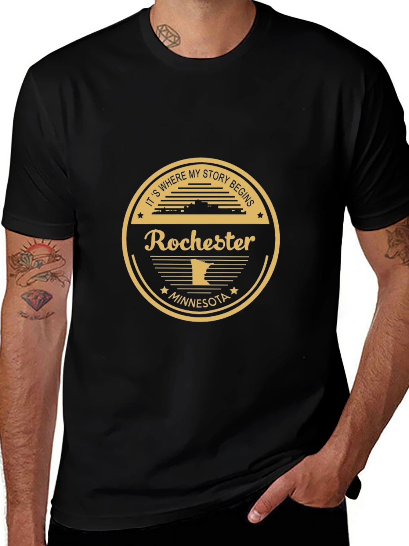 Rochester Minnesota Story Begins T-Shirt