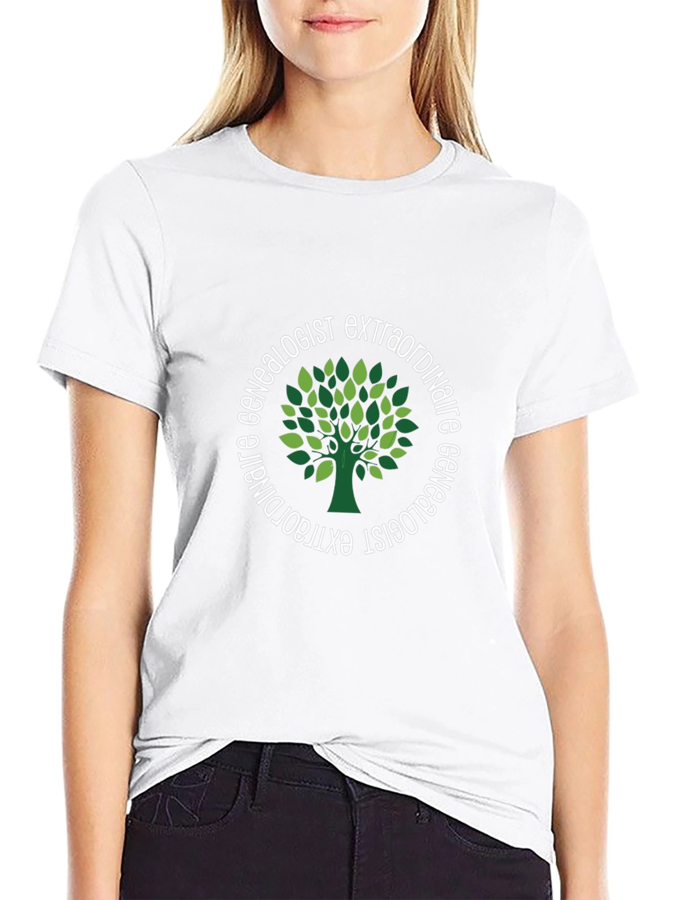 Genealogist Extraordinaire Black T-Shirt
