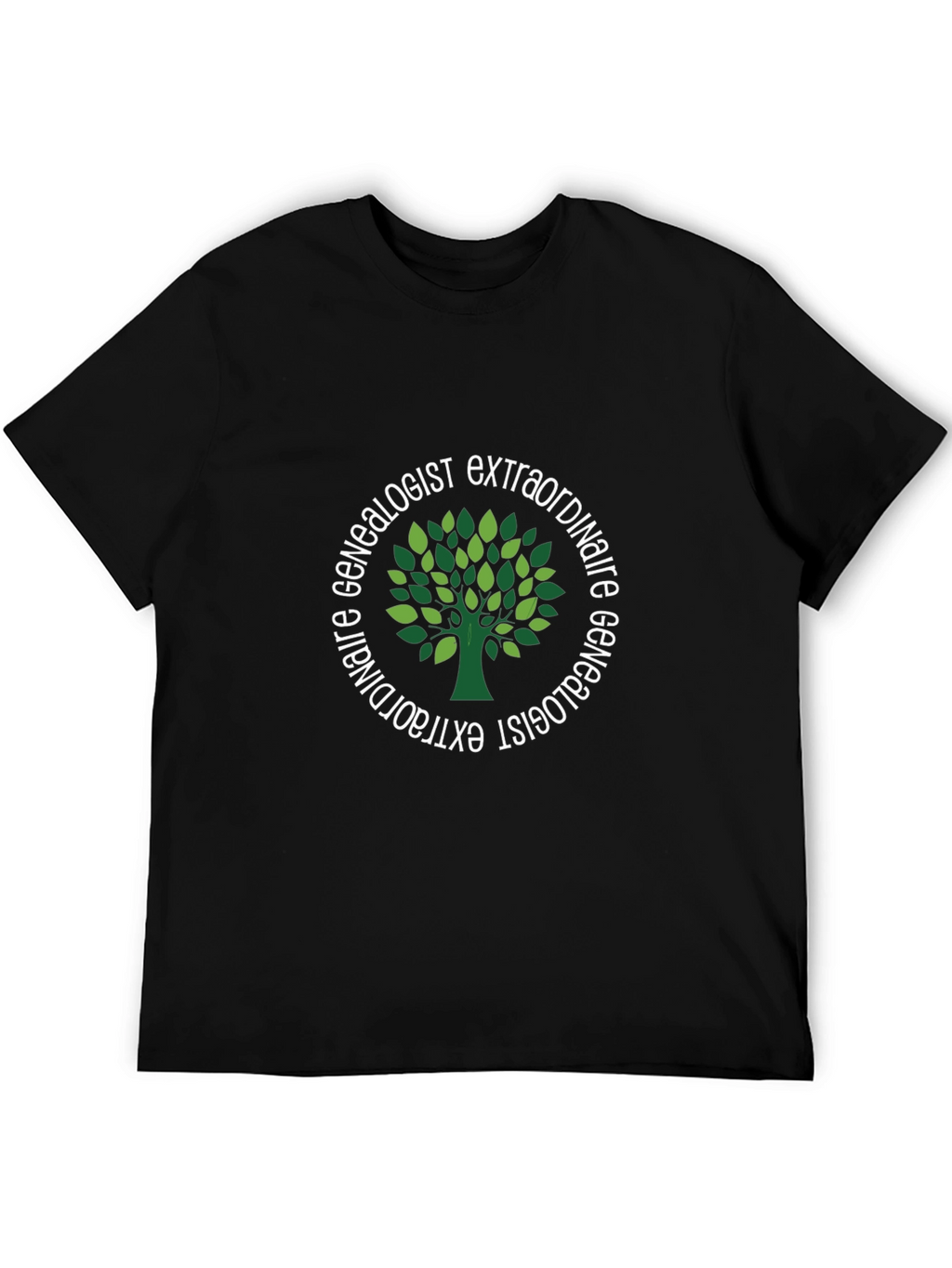 Genealogist Extraordinaire Black T-Shirt