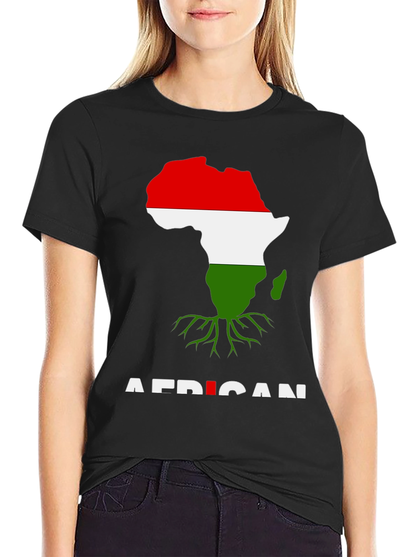 African Roots T-Shirt - Black Pride Heritage Tee