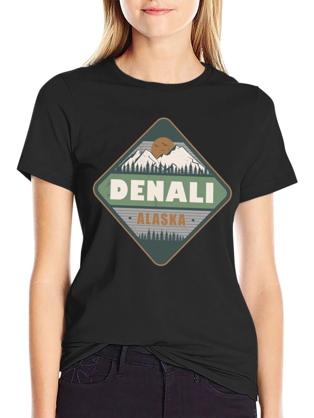 Denali Alaska T-Shirt - Mountain Adventure Tee