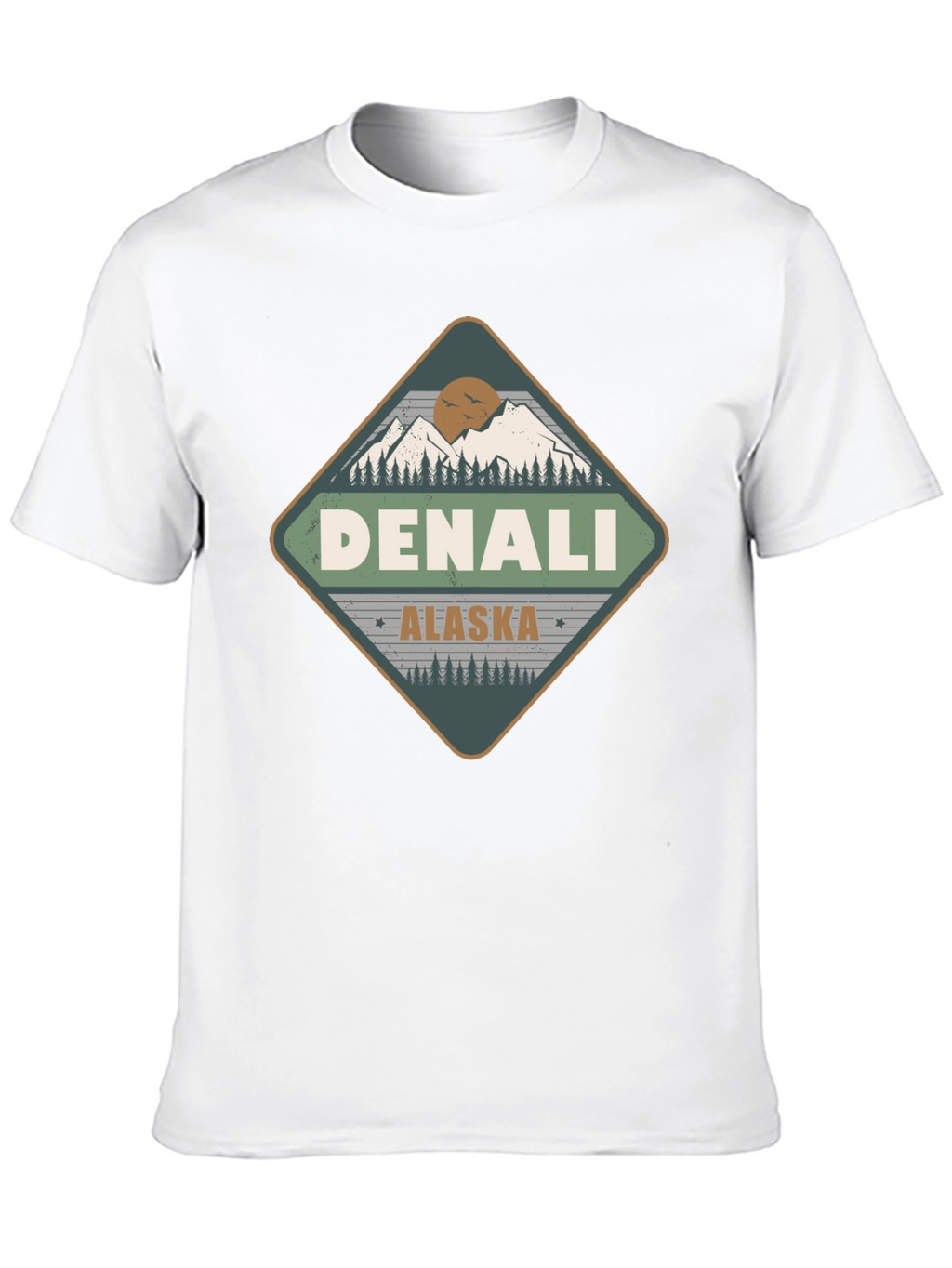 Denali Alaska T-Shirt - Mountain Adventure Tee