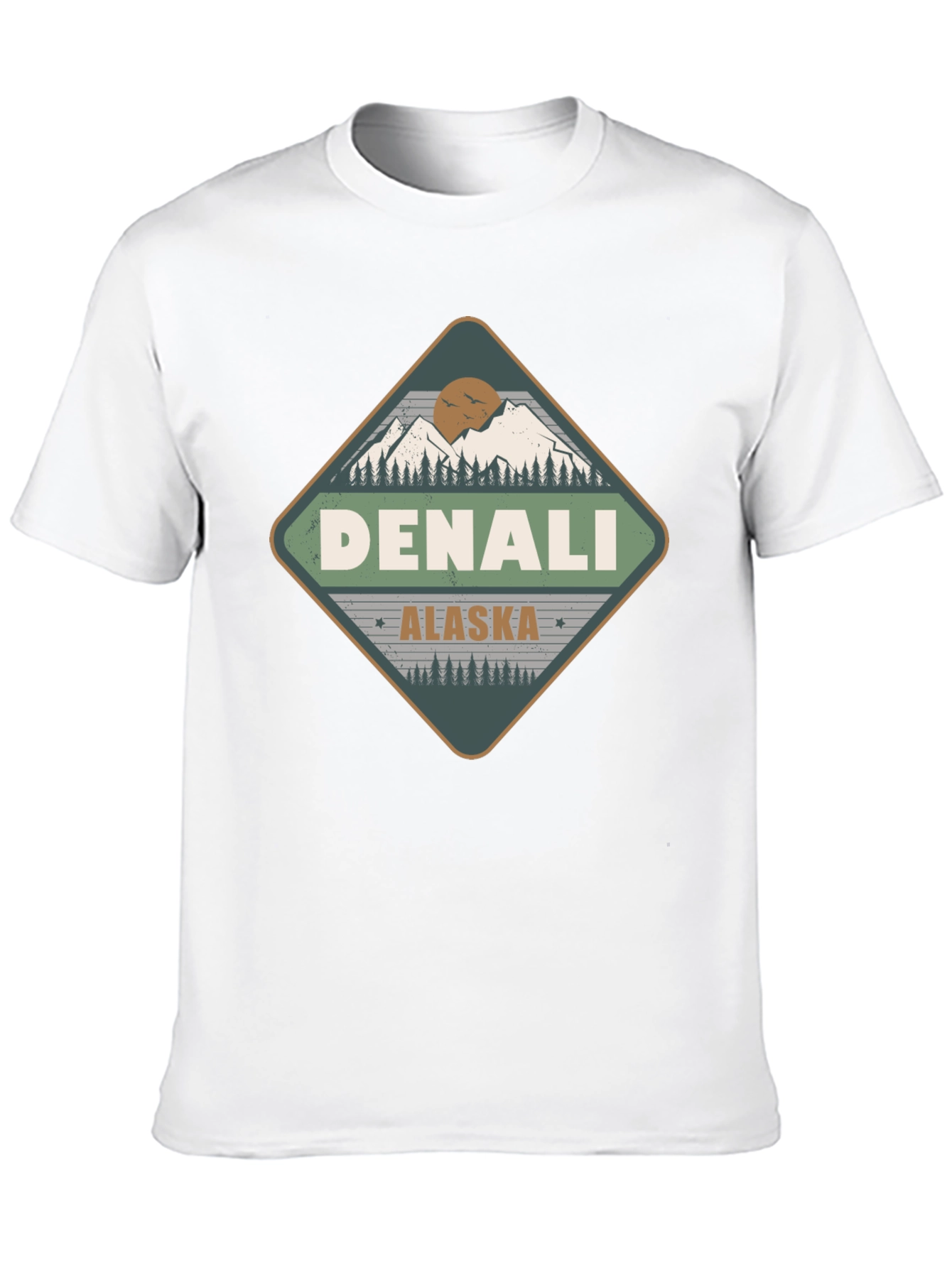 Denali Alaska T-Shirt - Mountain Adventure Tee