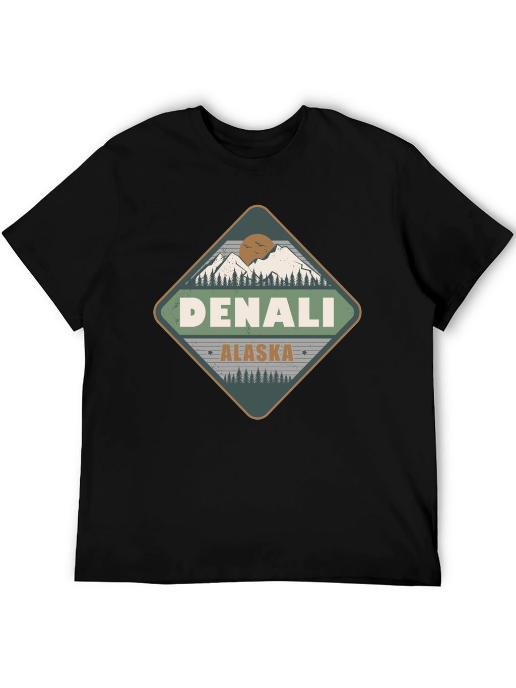 Denali Alaska T-Shirt - Mountain Adventure Tee