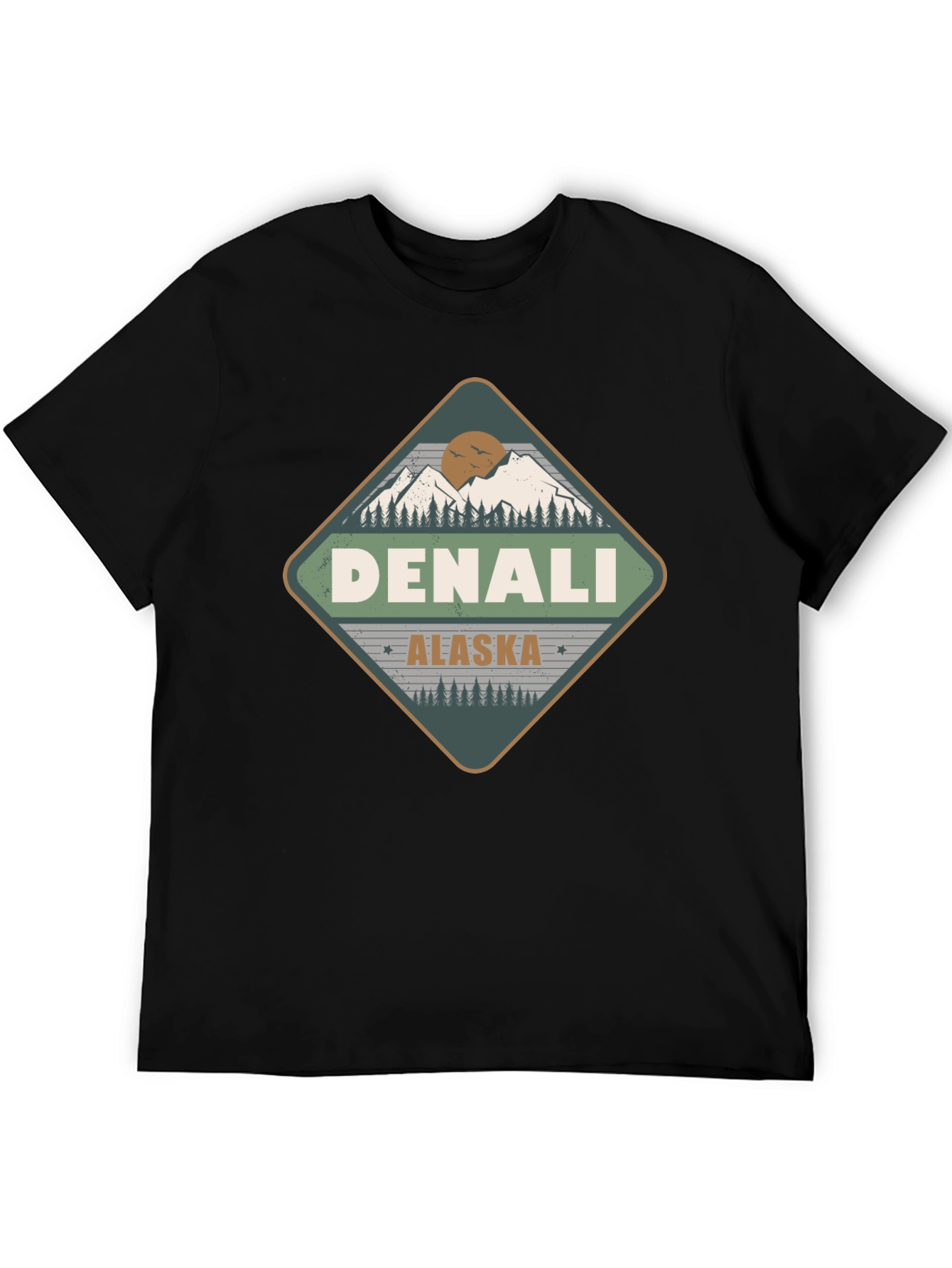 Denali Alaska T-Shirt - Mountain Adventure Tee
