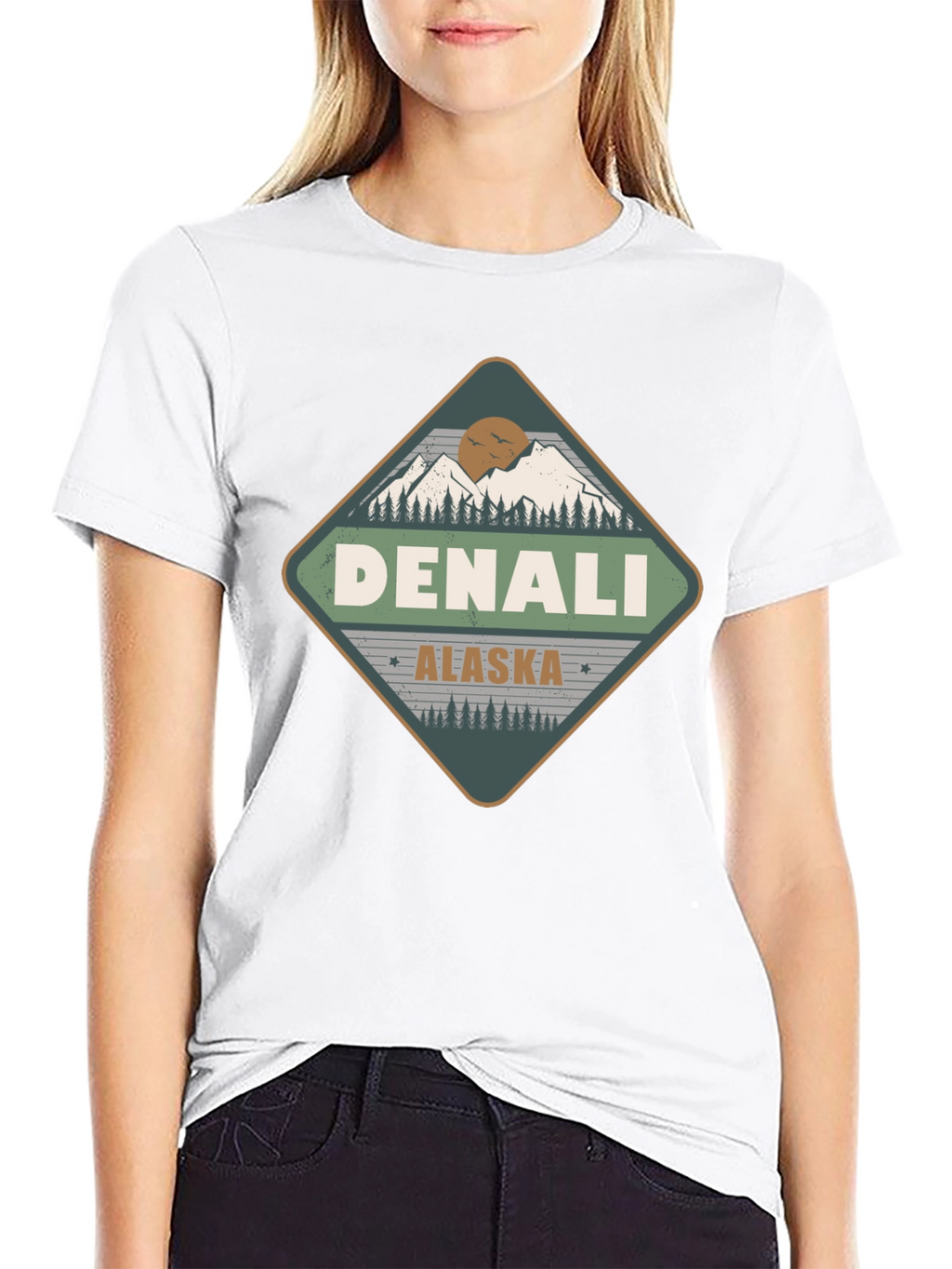 Denali Alaska T-Shirt - Mountain Adventure Tee