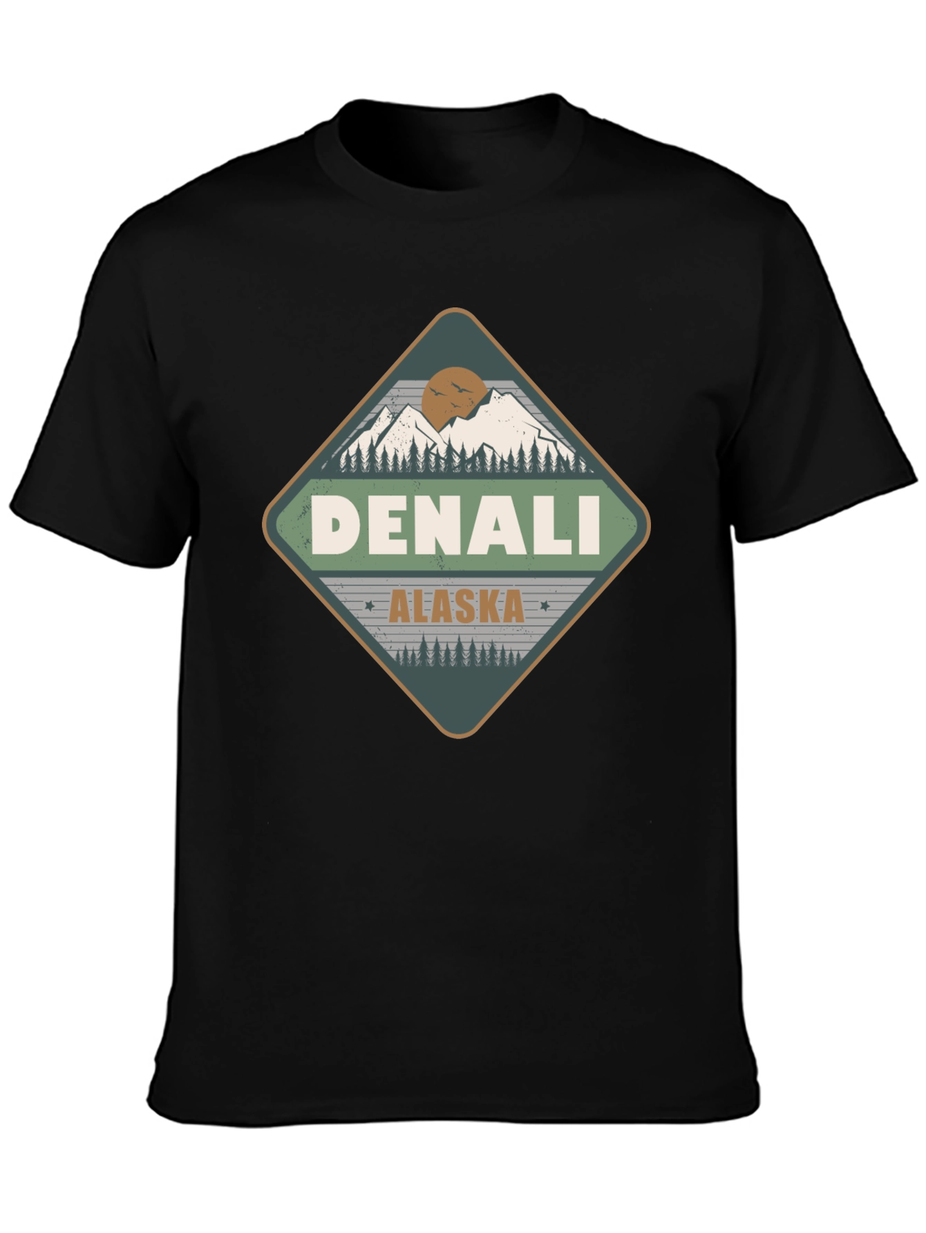 Denali Alaska T-Shirt - Mountain Adventure Tee