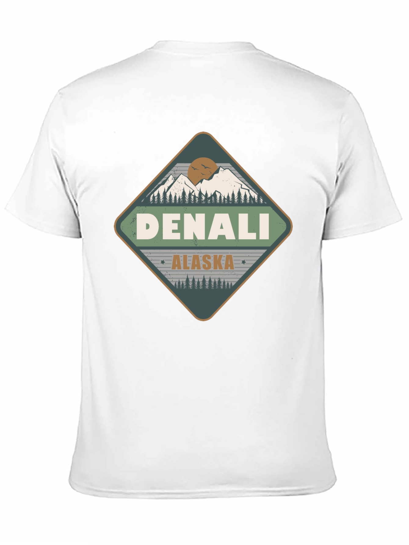 Denali Alaska T-Shirt - Mountain Adventure Tee