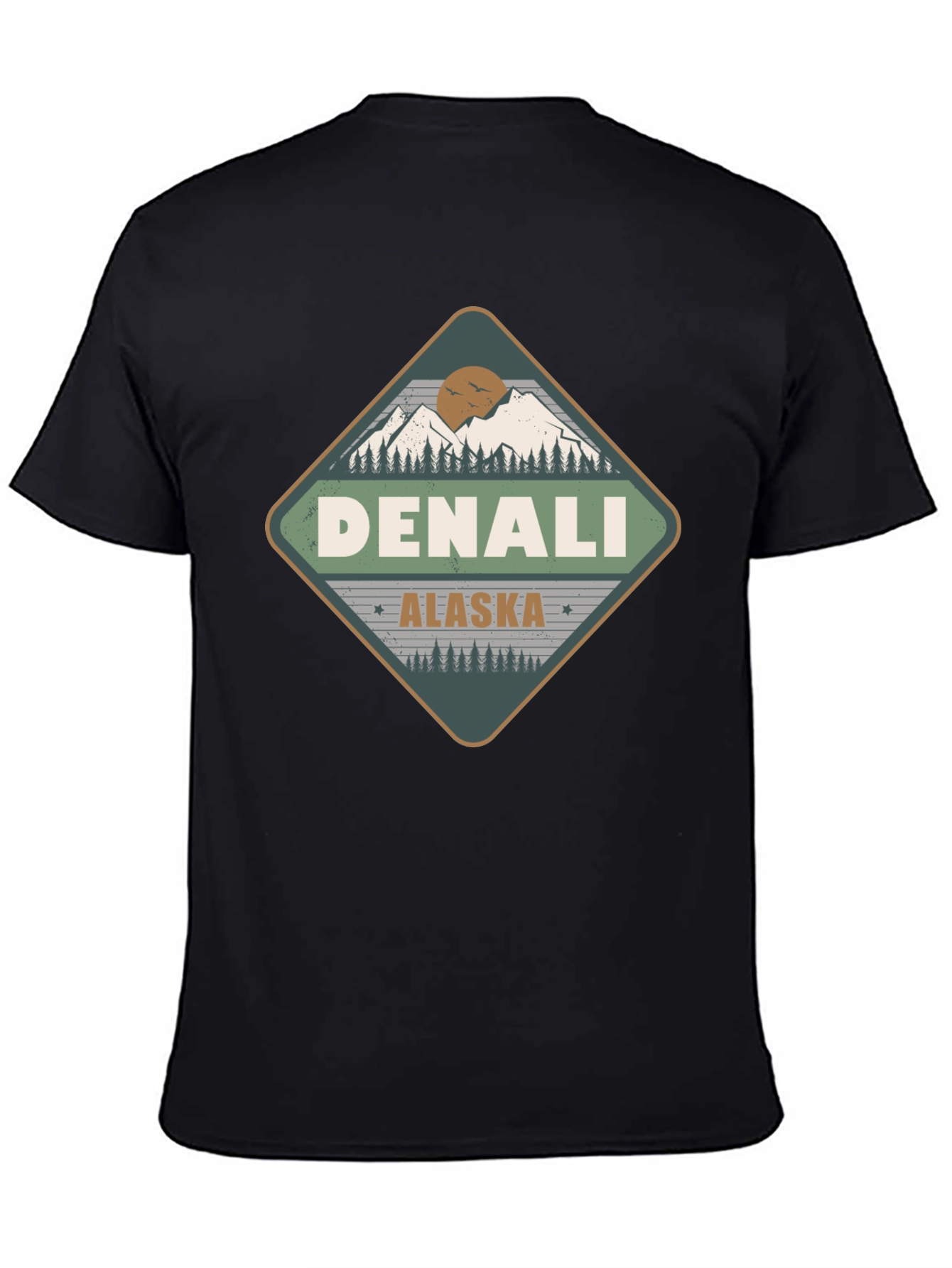 Denali Alaska T-Shirt - Mountain Adventure Tee