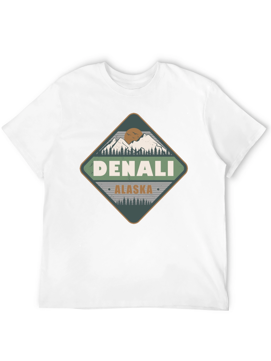 Denali Alaska T-Shirt - Mountain Adventure Tee