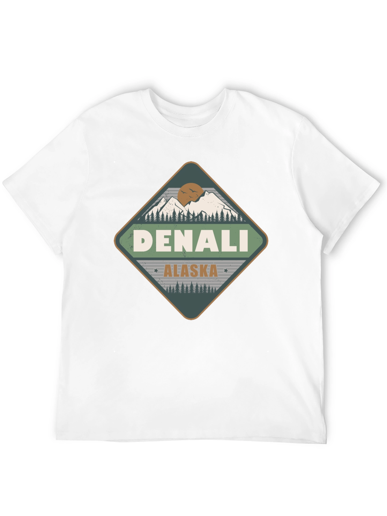Denali Alaska T-Shirt - Mountain Adventure Tee