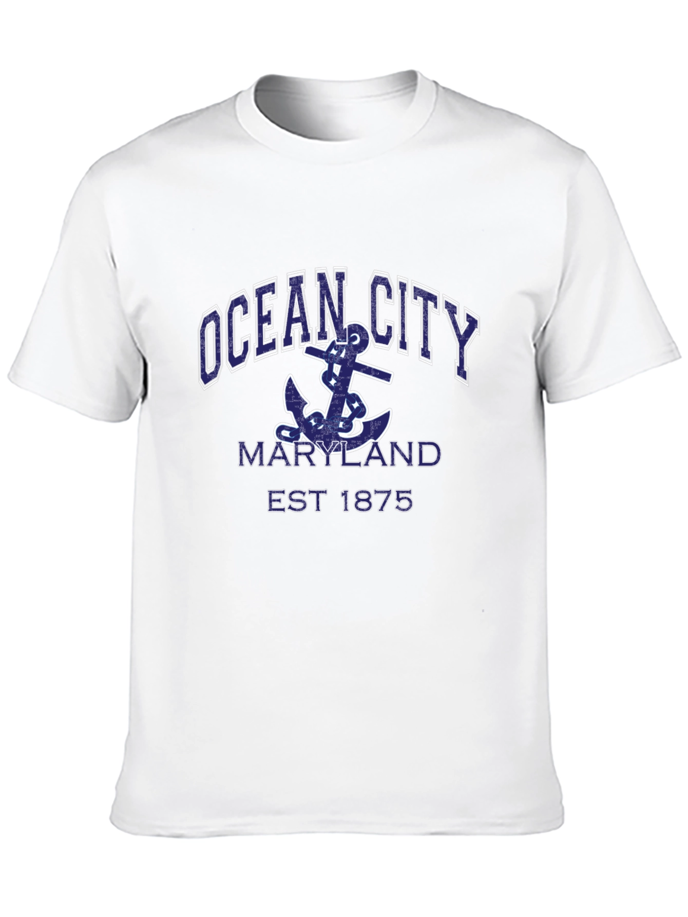 Ocean City Maryland Anchor Graphic T-Shirt