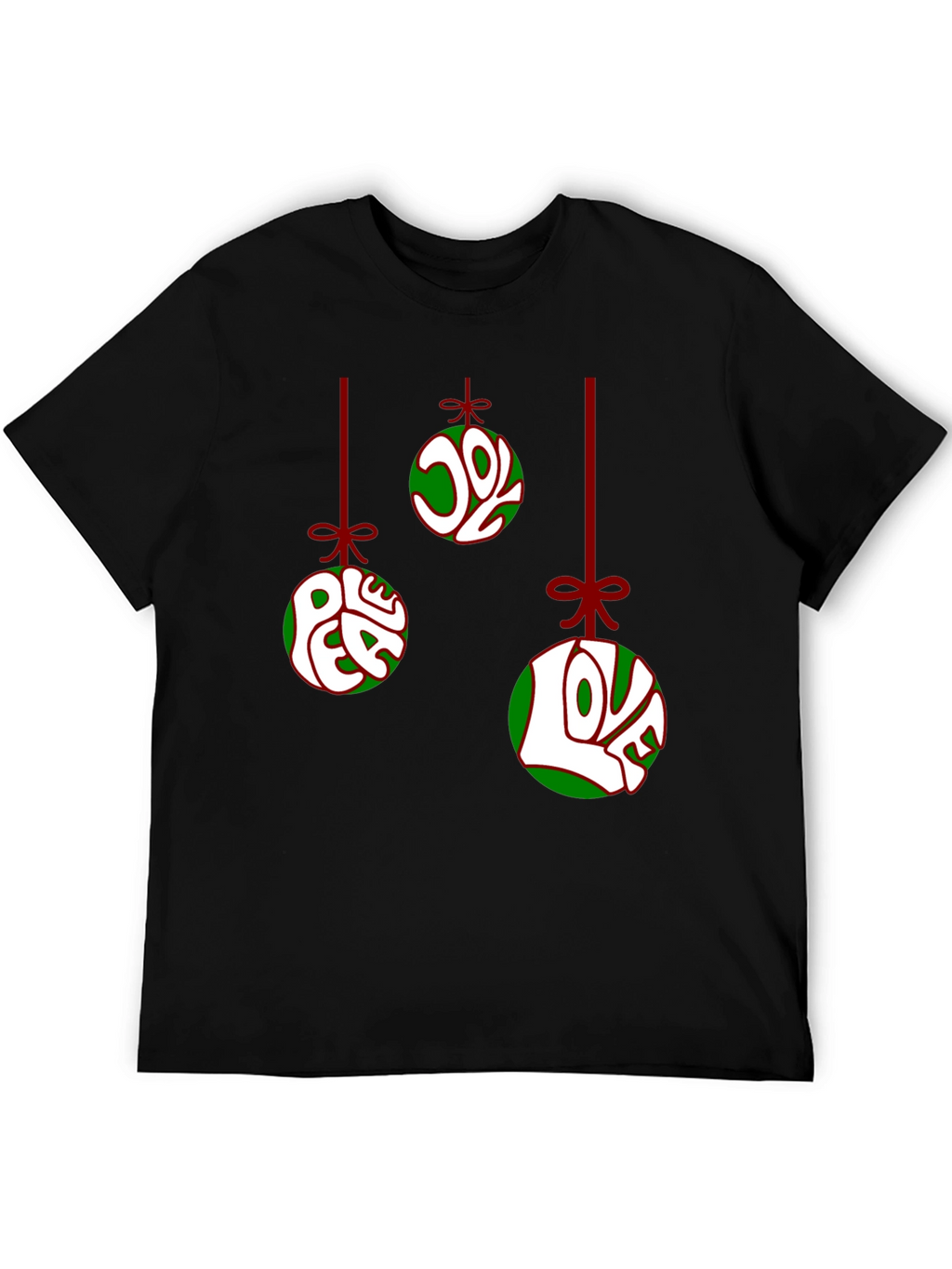 Festive Christmas Ornament Graphic T-Shirt