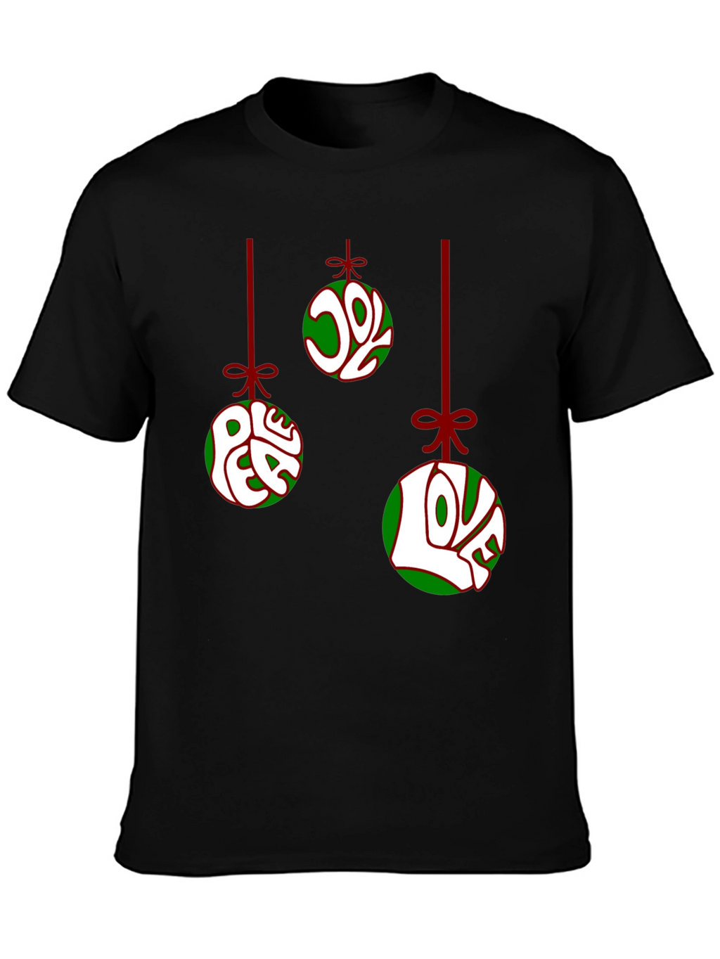 Festive Christmas Ornament Graphic T-Shirt