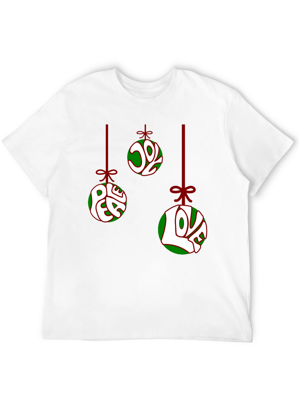 Festive Christmas Ornament Graphic T-Shirt