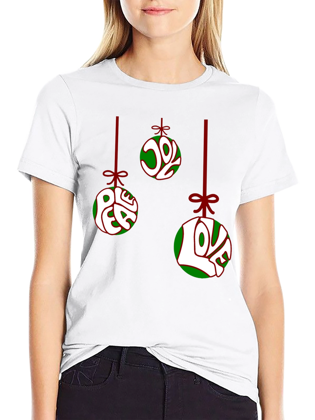 Festive Christmas Ornament Graphic T-Shirt