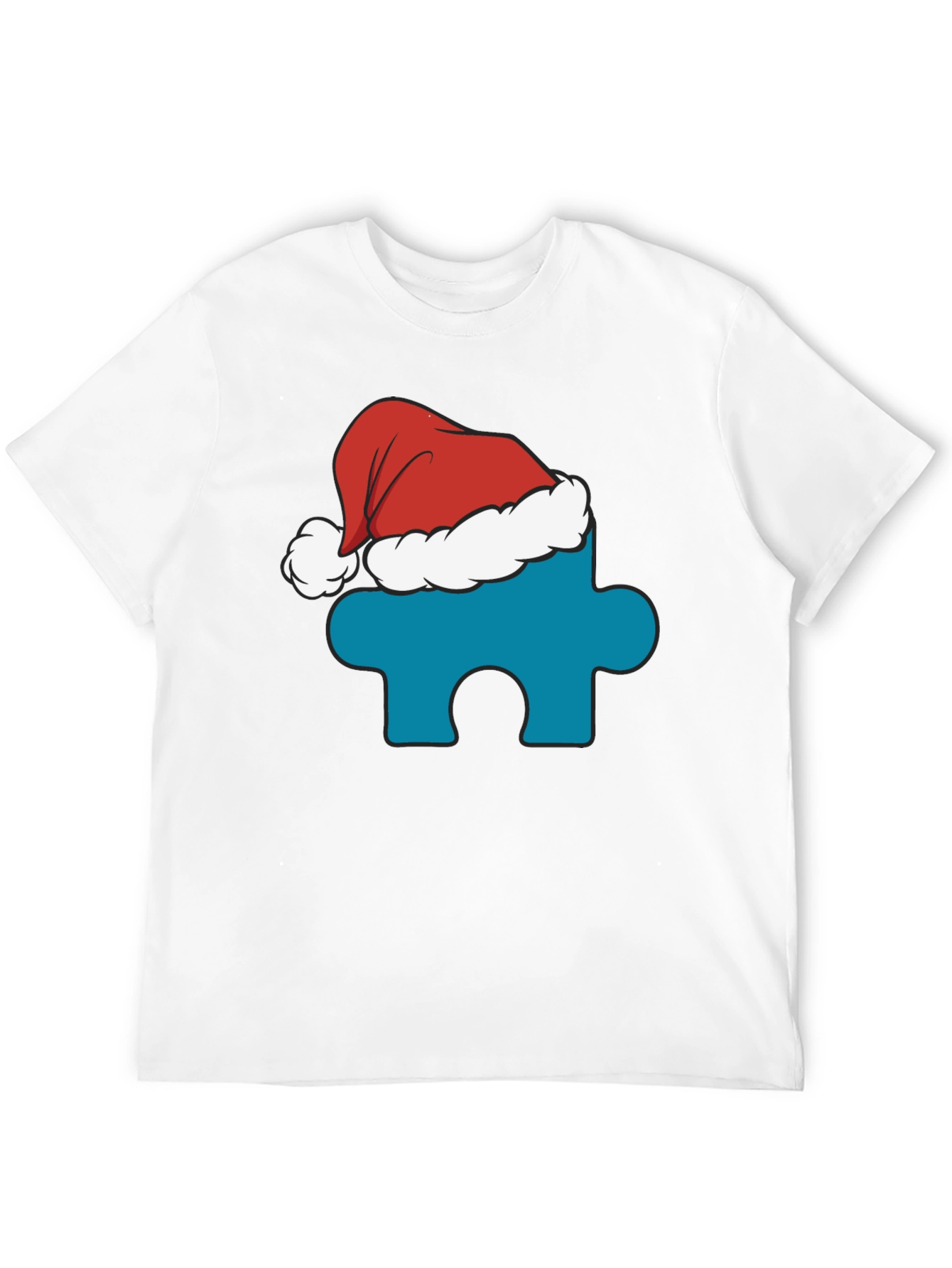 Autism Awareness Santa Hat Tee