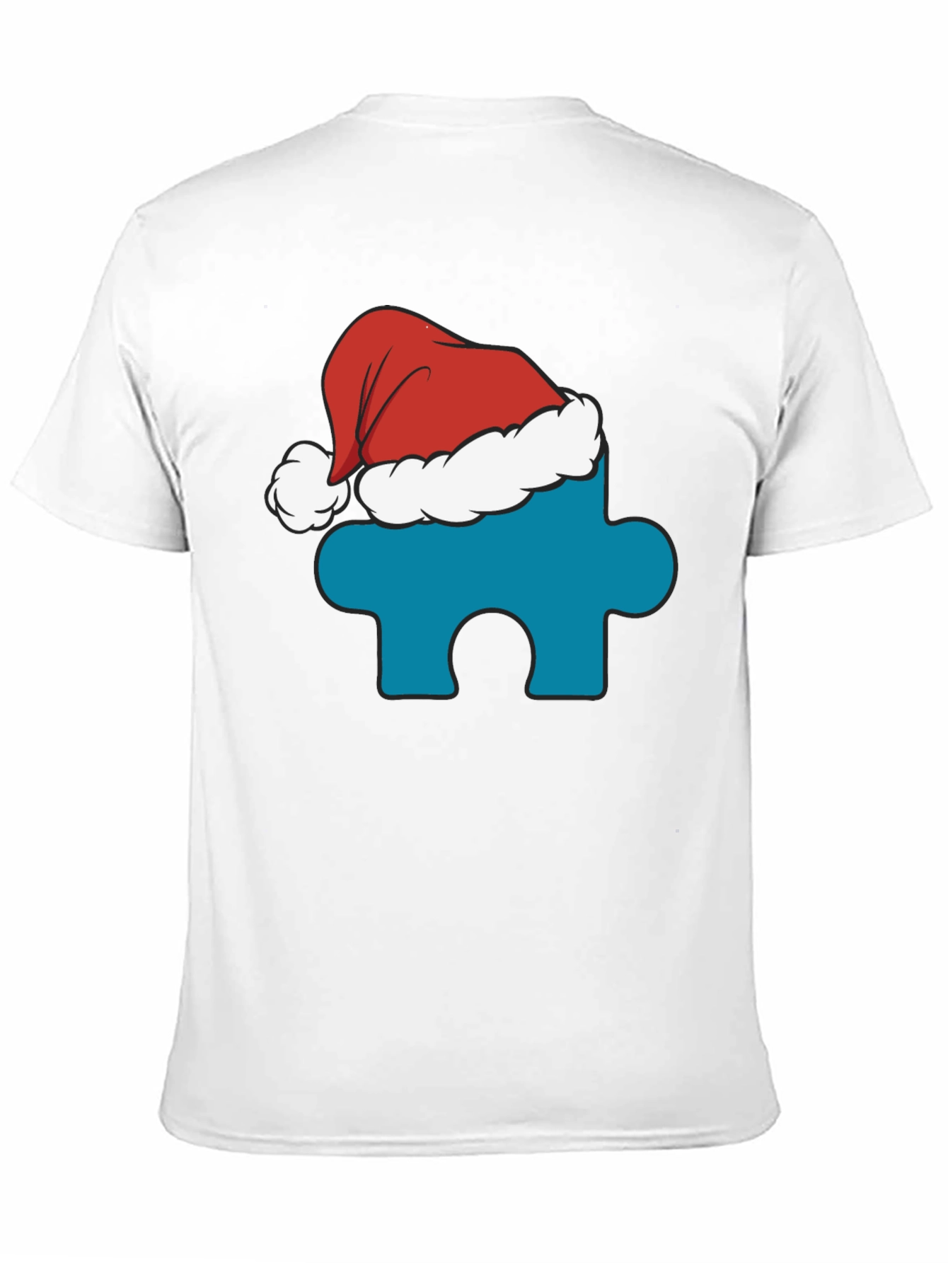 Autism Awareness Santa Hat Tee