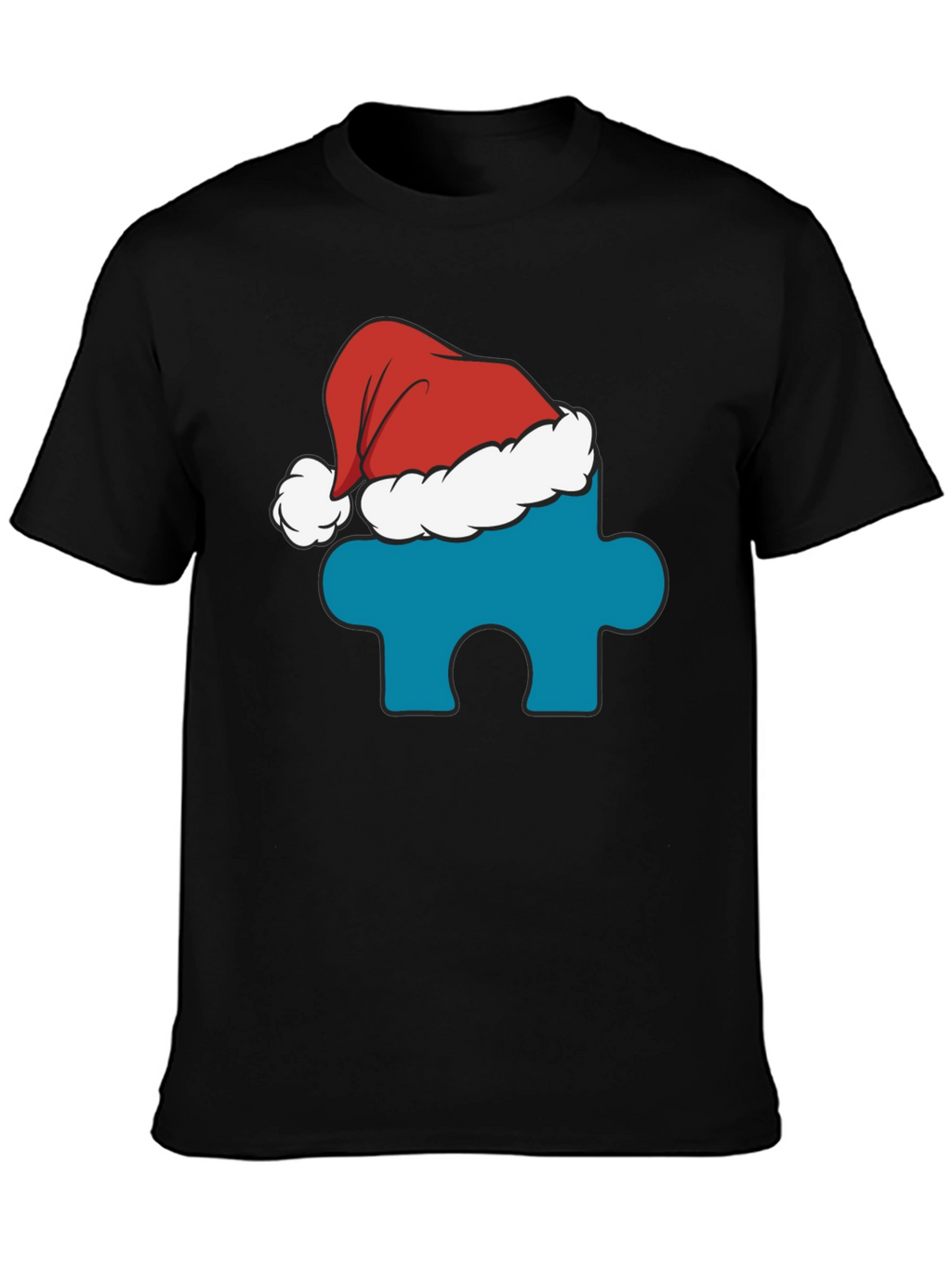 Autism Awareness Santa Hat Tee