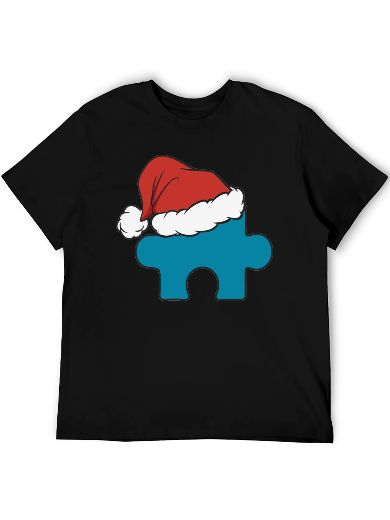 Autism Awareness Santa Hat Tee