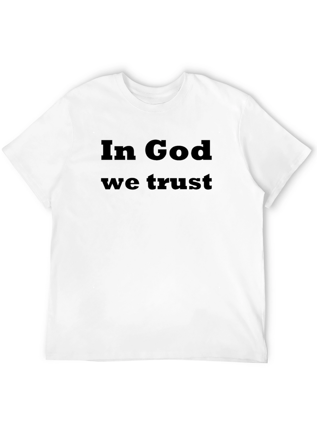 In God We Trust Black T-Shirt