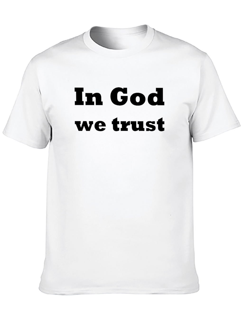 In God We Trust Black T-Shirt