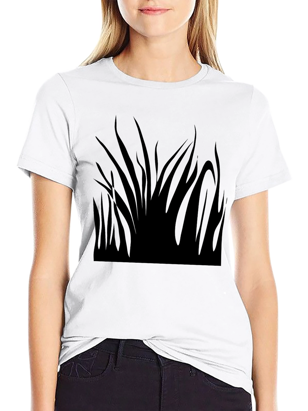Graphic Black T-Shirt - Abstract Design