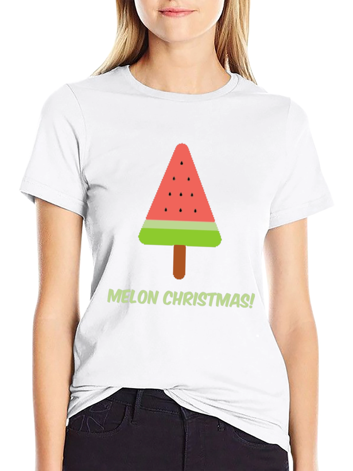 Melon Christmas T-Shirt - Holiday Graphic Tee