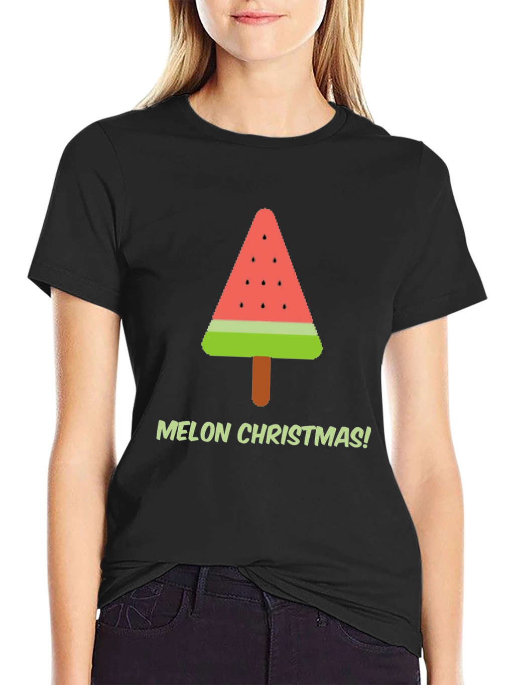 Melon Christmas T-Shirt - Holiday Graphic Tee