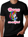 Nurses Are Magical Unicorn Graphic Tee