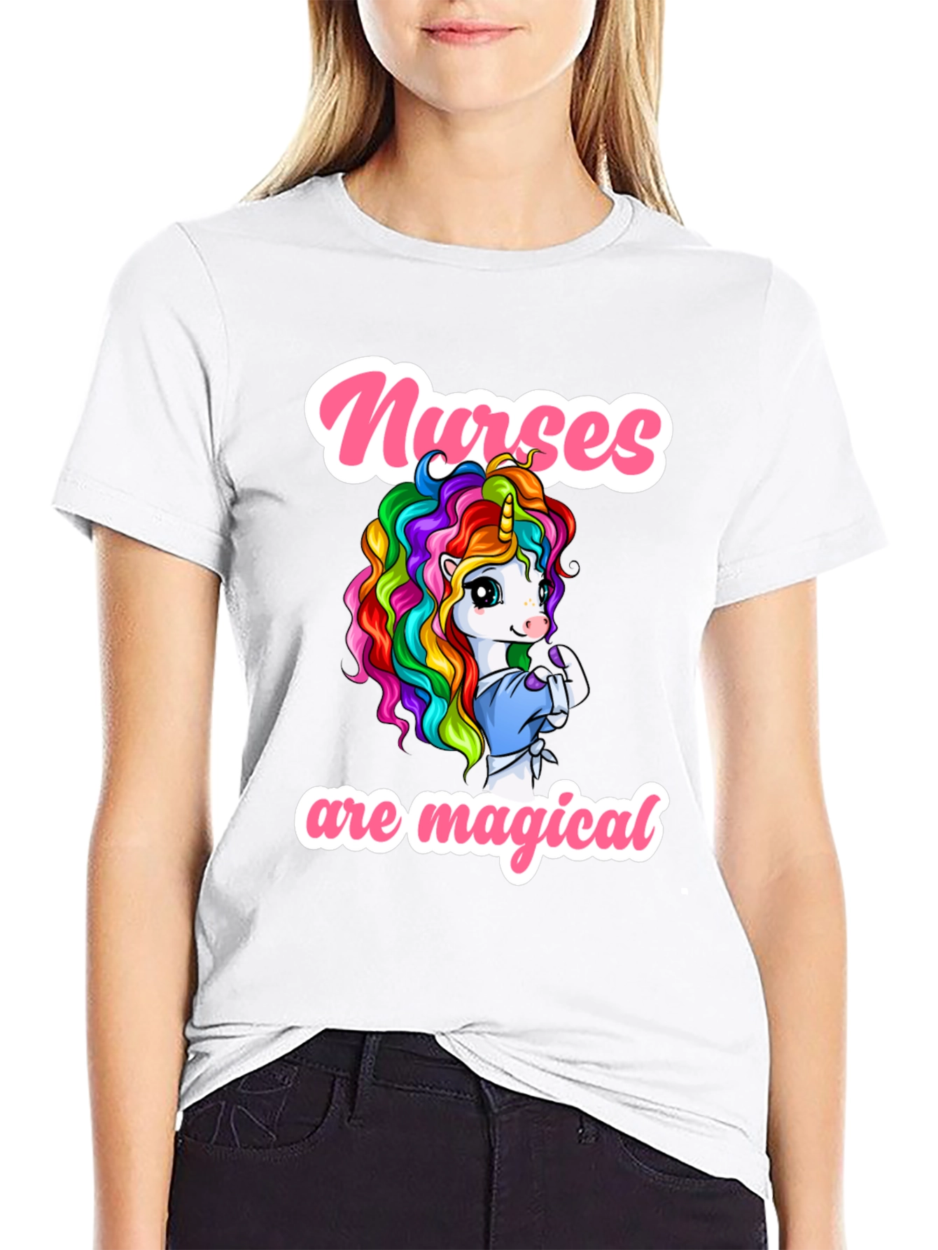 Nurses Are Magical Unicorn Graphic Tee