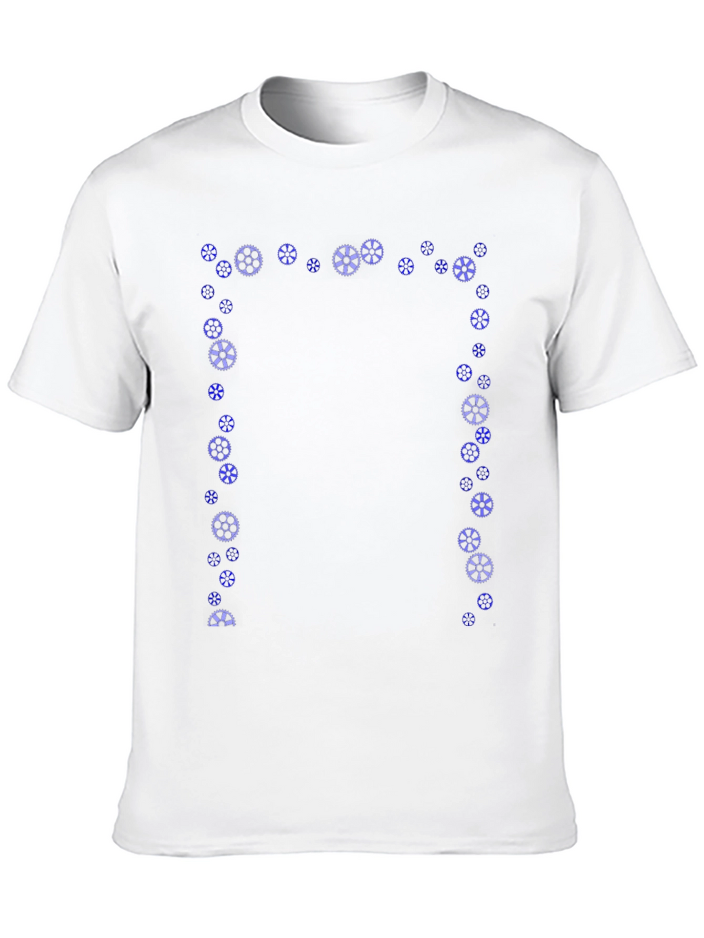 Gear Graphic Black Tee | Unique Design