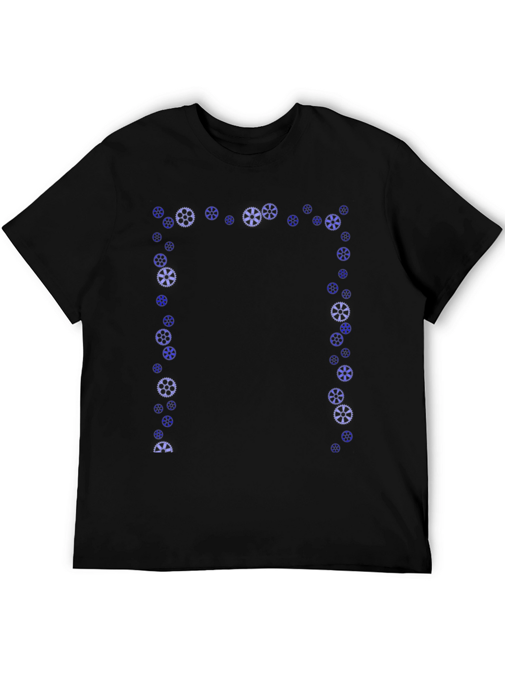 Gear Graphic Black Tee | Unique Design