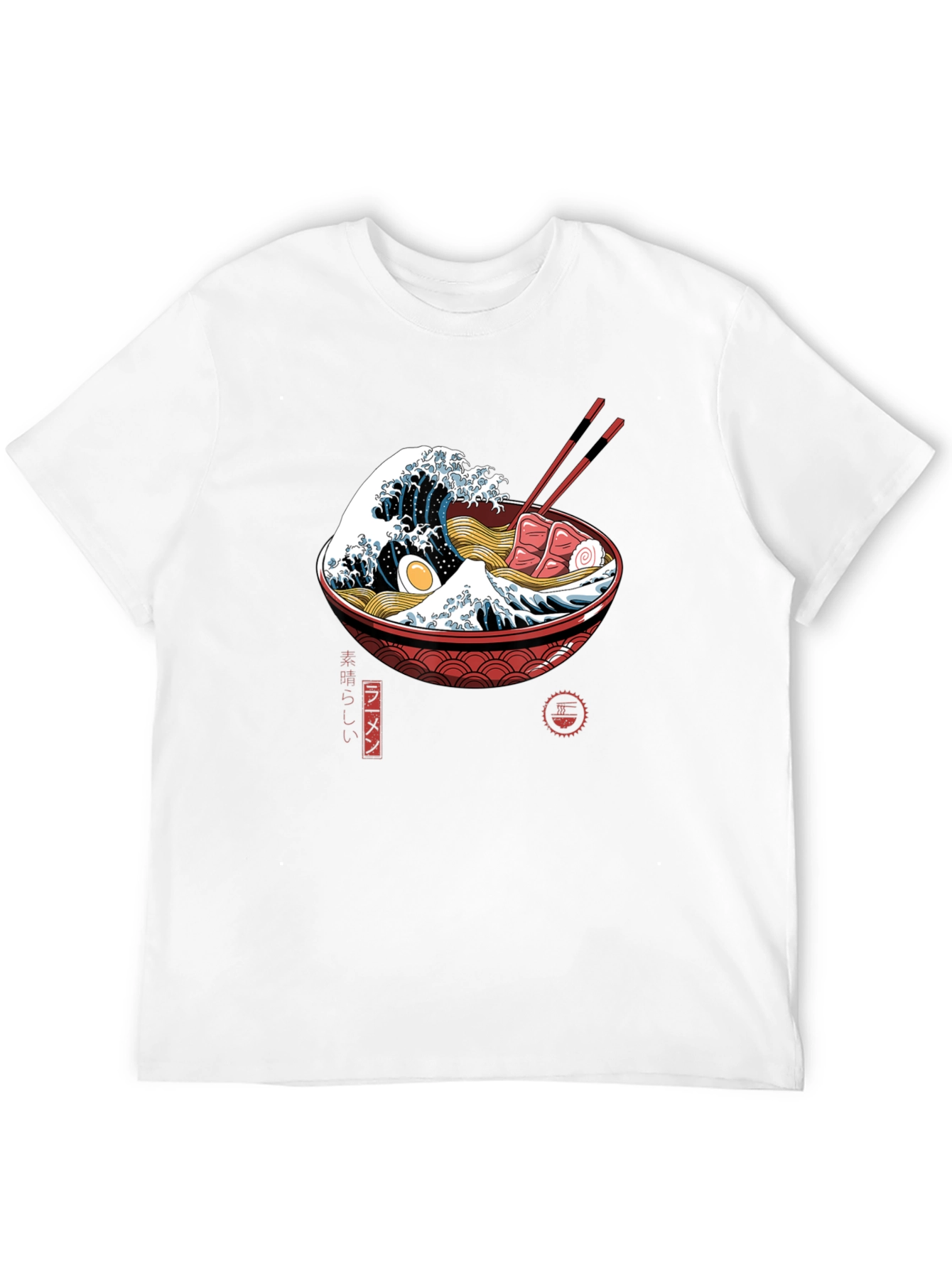 Ramen Wave Graphic Tee - Unique Japanese Inspired T-Shirt